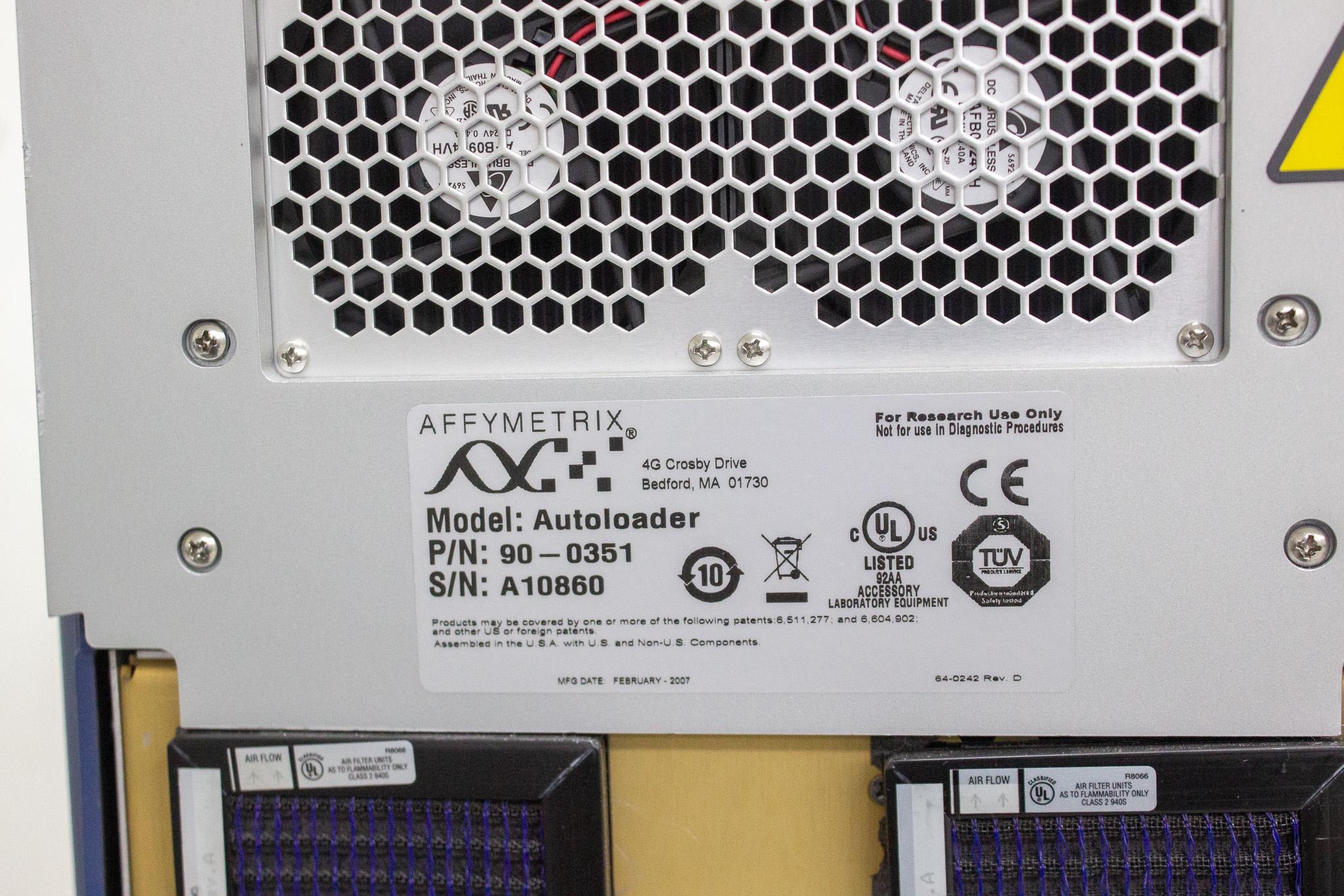 Affymetrix GeneChip Scanner 3000 with Autoloader for High-Res Genetic Analysis