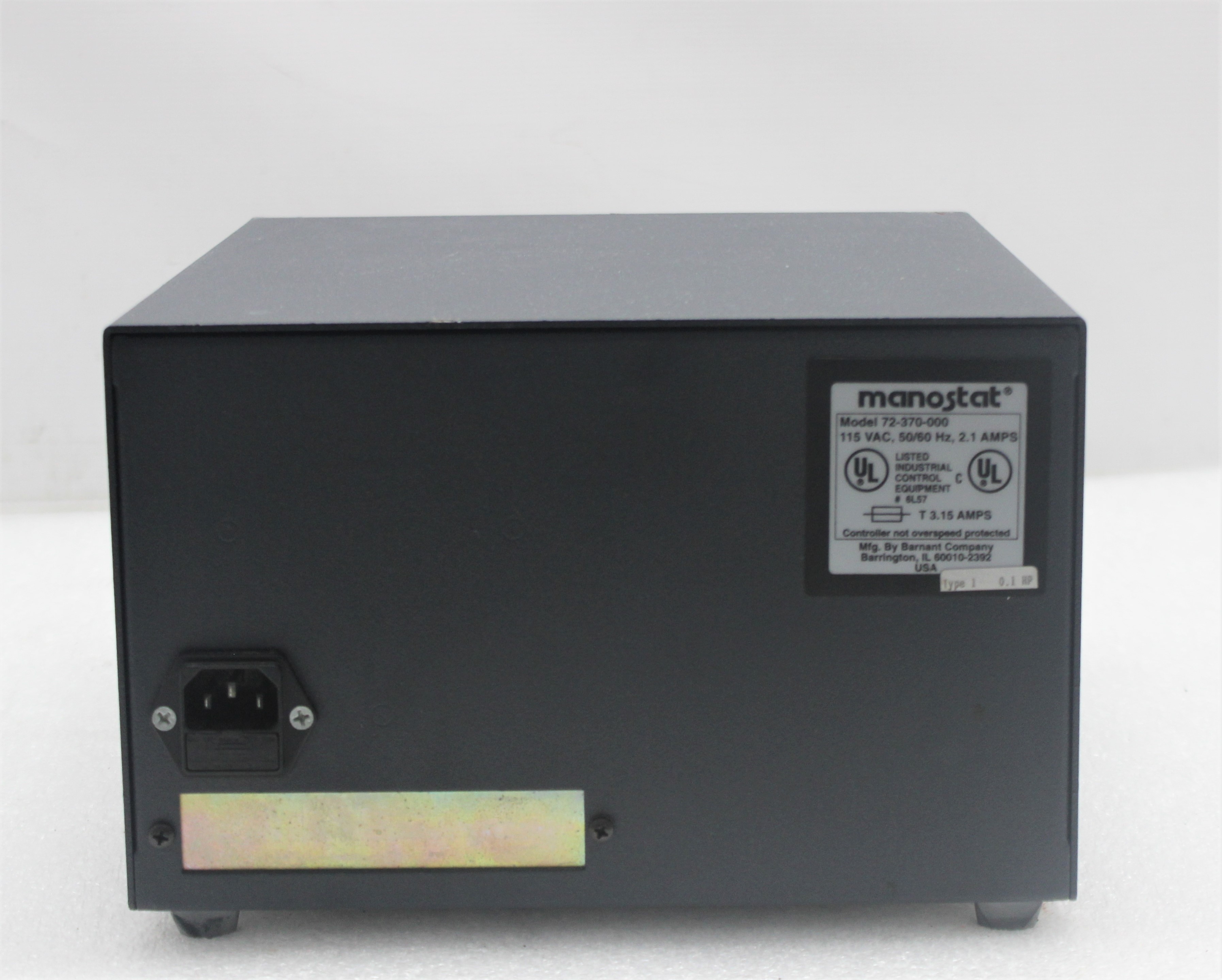 Manostat 72-370-000 Pump Circulation Fluid Transfer 24-720RPM Reversible