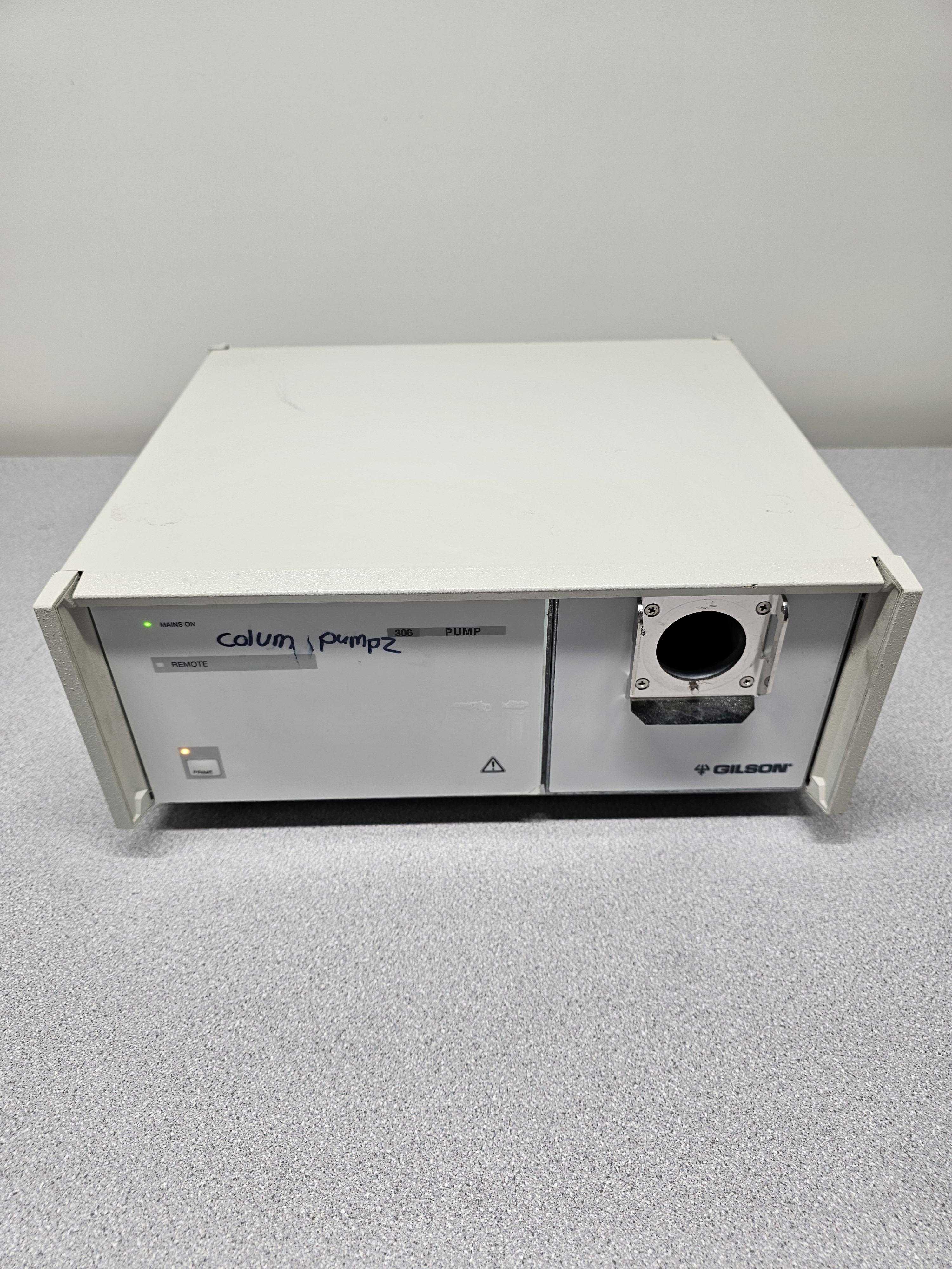 Gilson 306 Pump HPLC Chromatography Flow 10-200mL/min Used Condition US