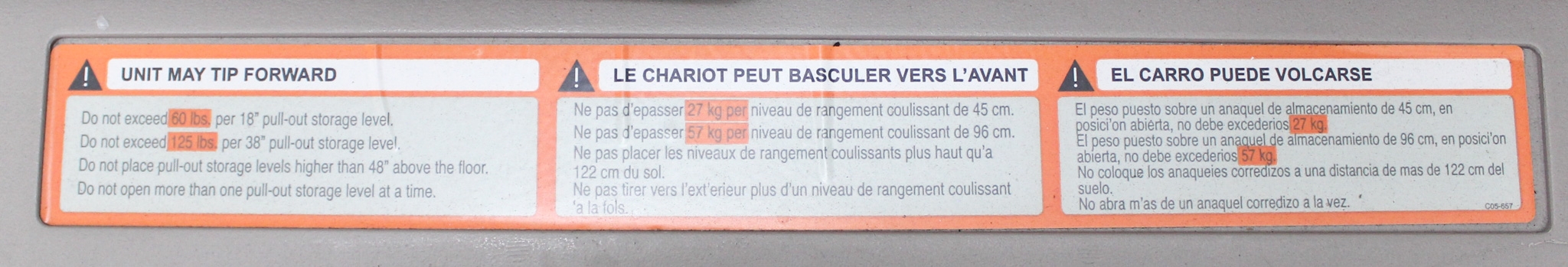 Metro Starsys Cart Facility Cart Mobile Polymer Doors 4 Shelves 5in Casters