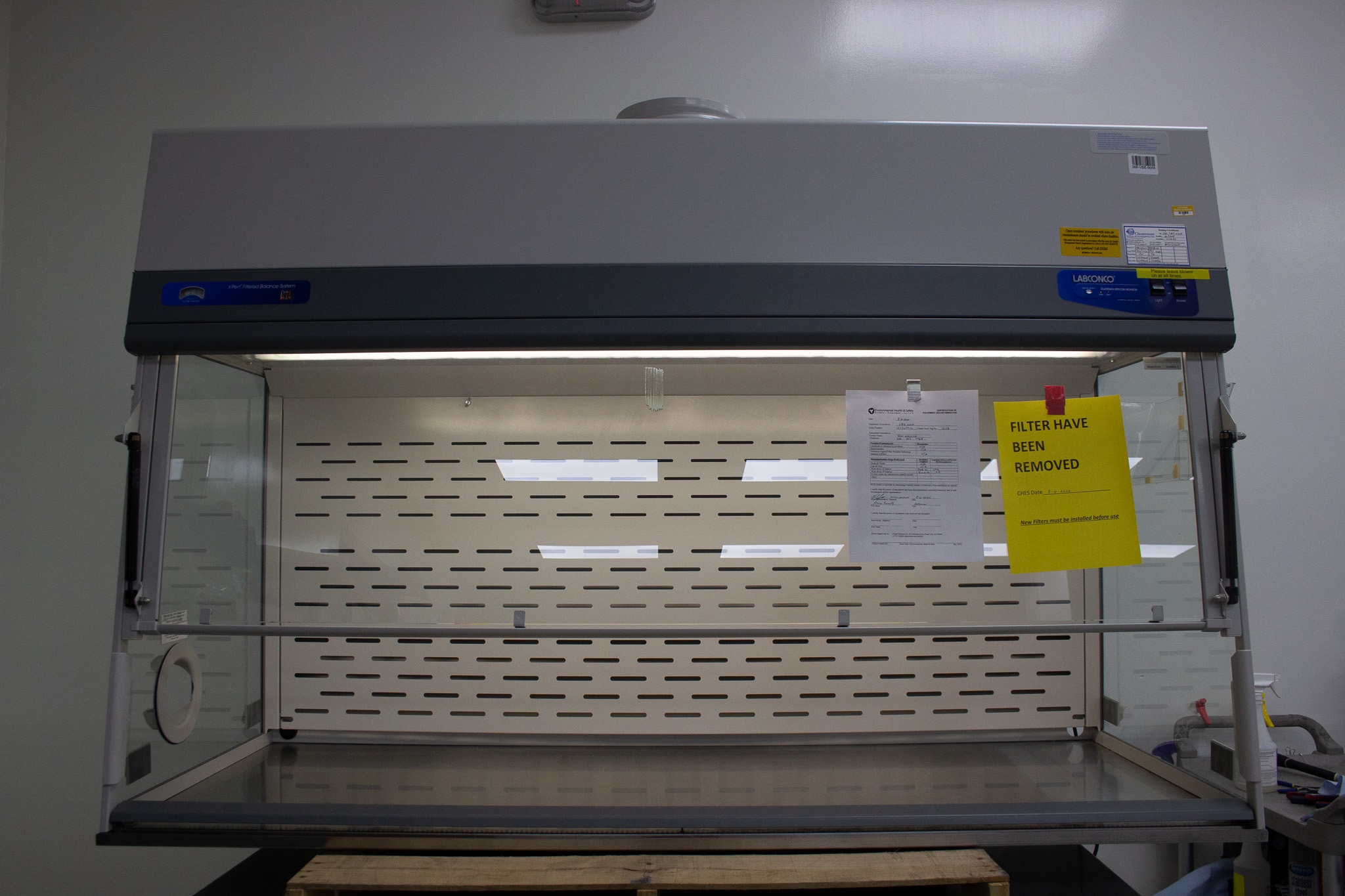 Labconco 6 XPert Filtered Balance System Guardian Airflow Monitor 120V