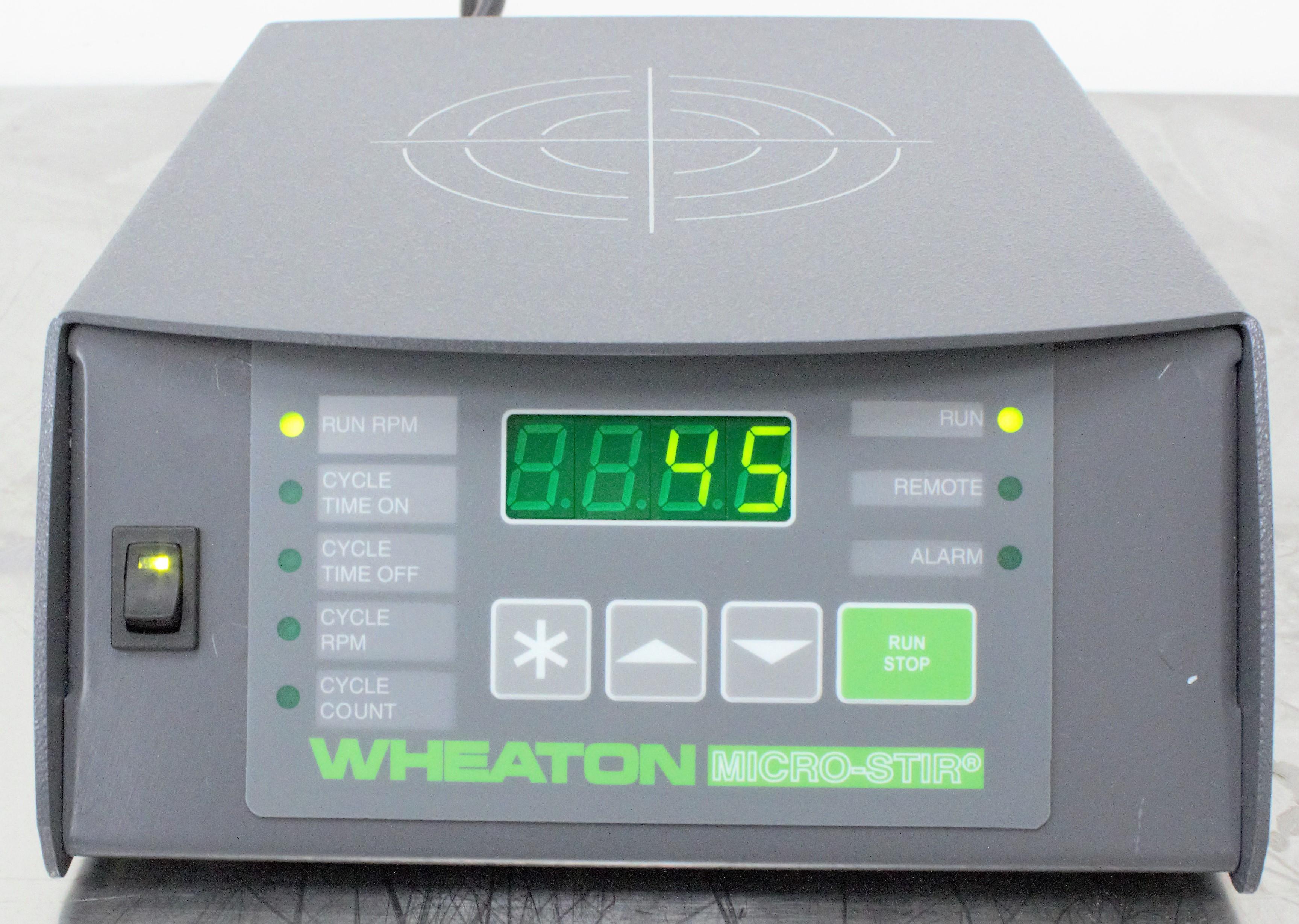 Wheaton W900700-A Stirrer Homogenizer 5-200 RPM Microcarrier Mixing CO2 Capable