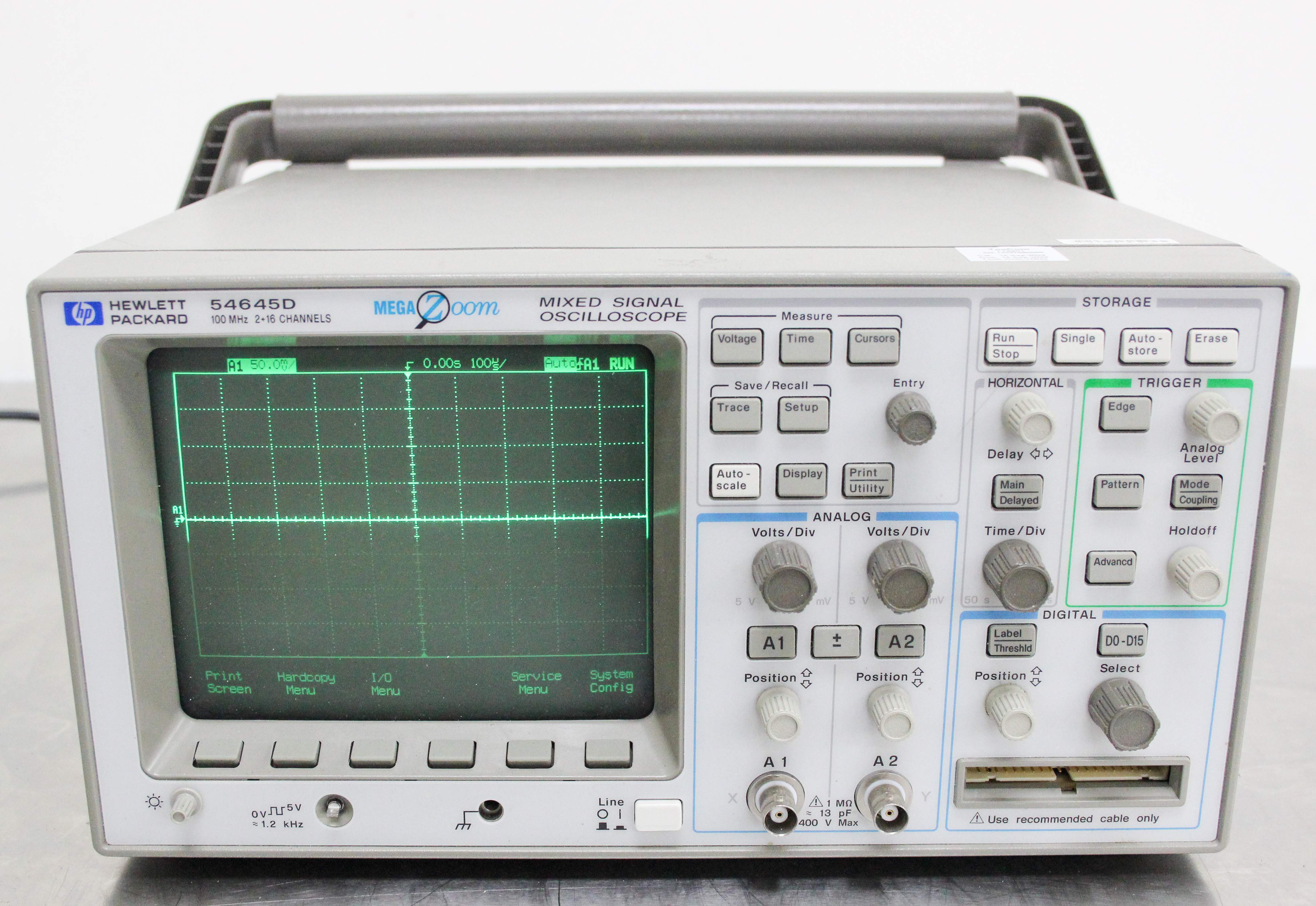 HP 54645D Oscilloscope Mixed Signal Digital Analysis Agilent Module