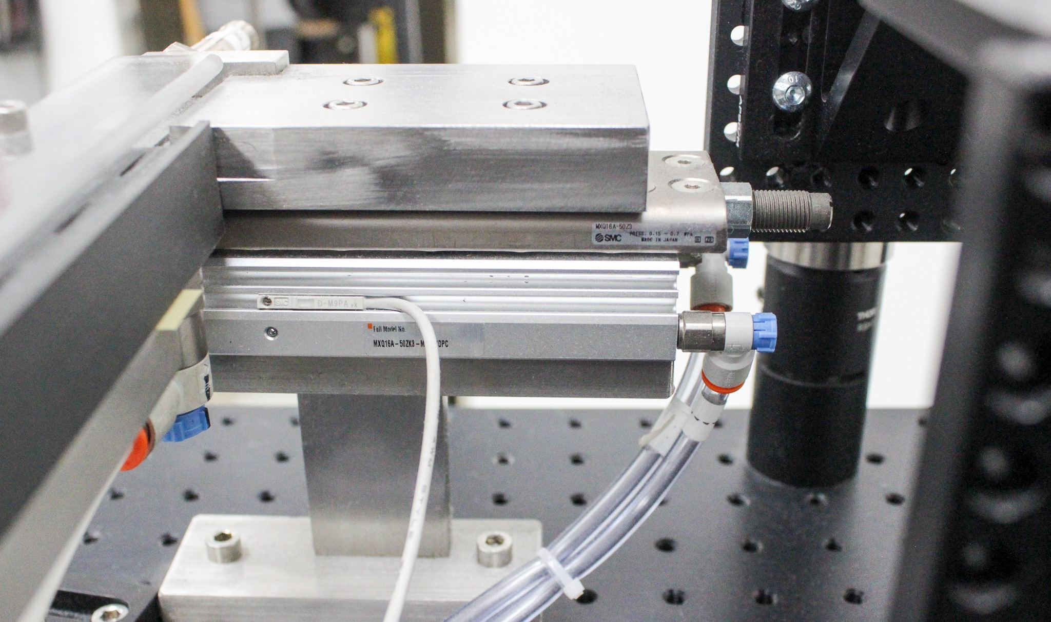 BASE Custom Optical Cart Analytical Accessory with Breadboard on Casters