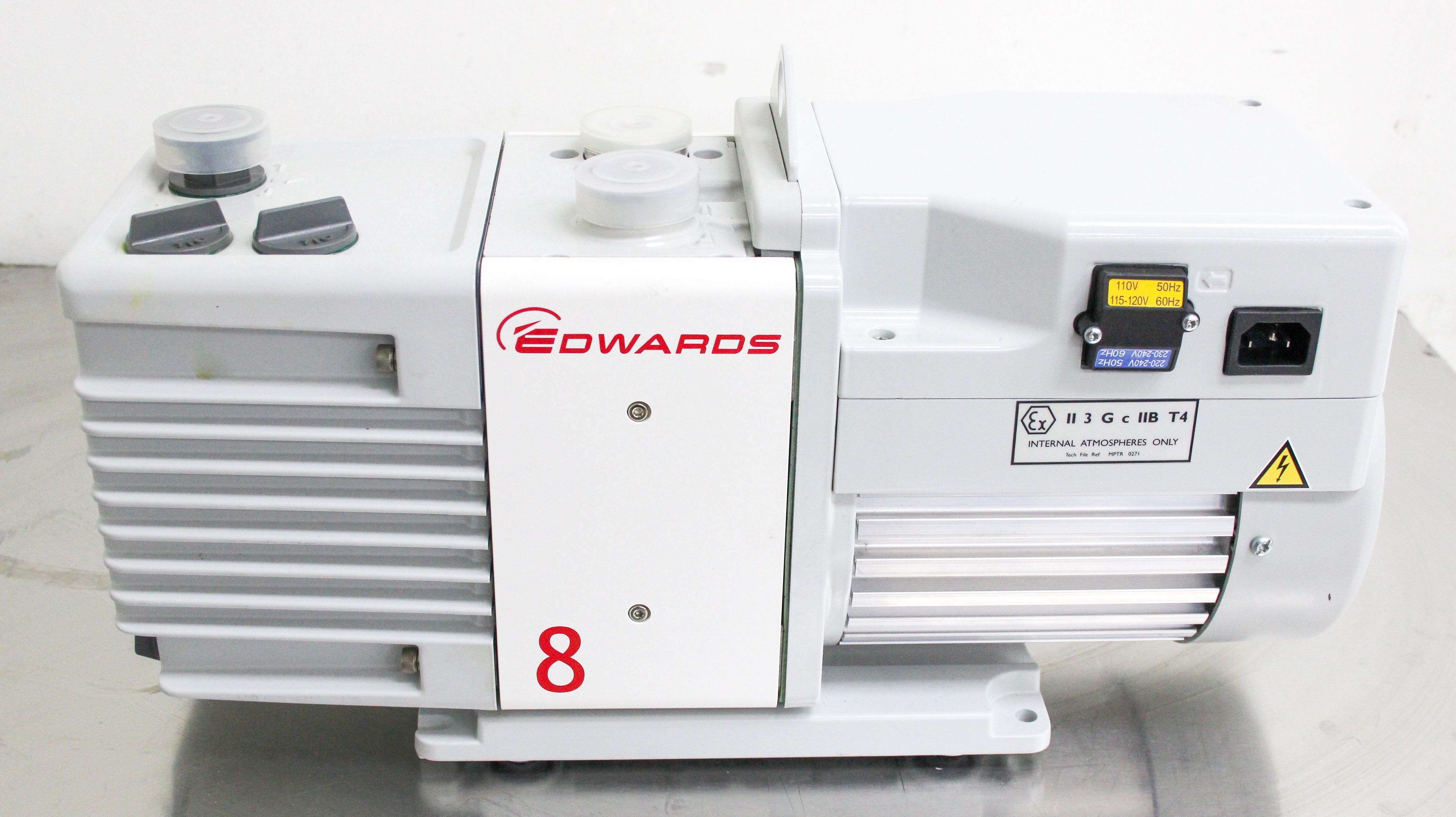 Edwards RV8 Vacuum Pump Two Stage 10 m3/hr Rotary Vane Industrial Applications