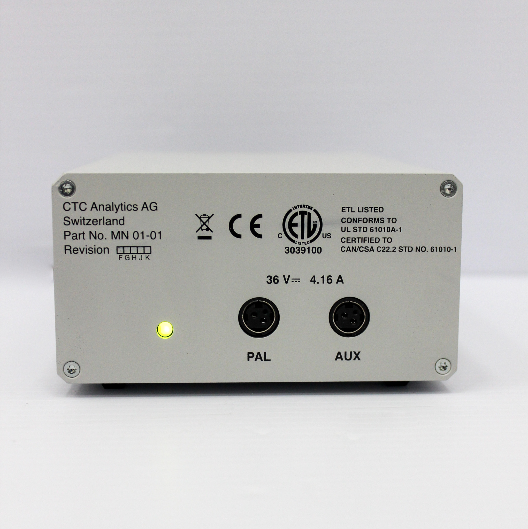 Thermo MN 01-01 GC Mass Spectrometer Autosampler 500l Liquid Injection