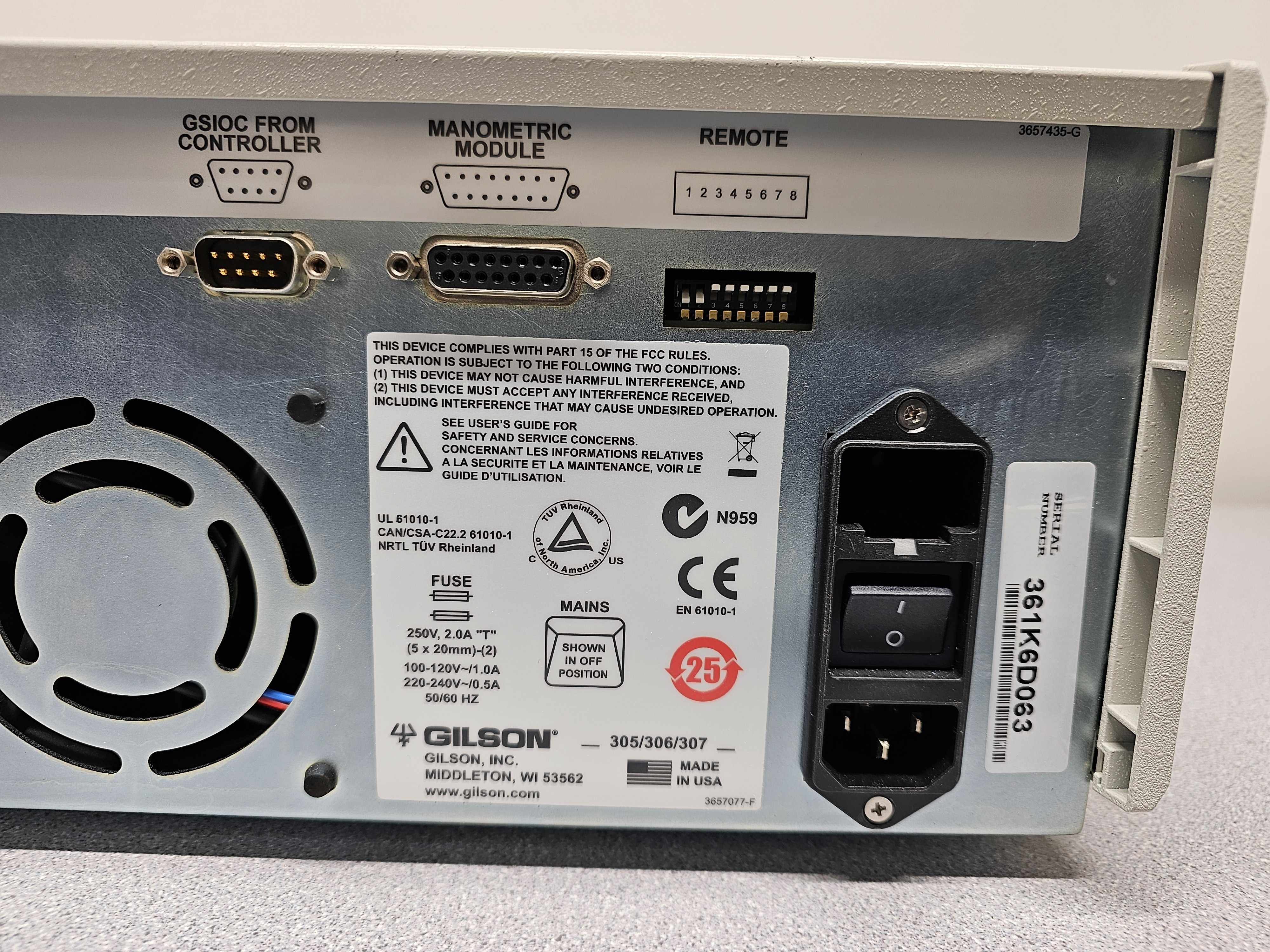 Gilson 306 HPLC Pump Multi-Pump Applications 10-200 mL/min