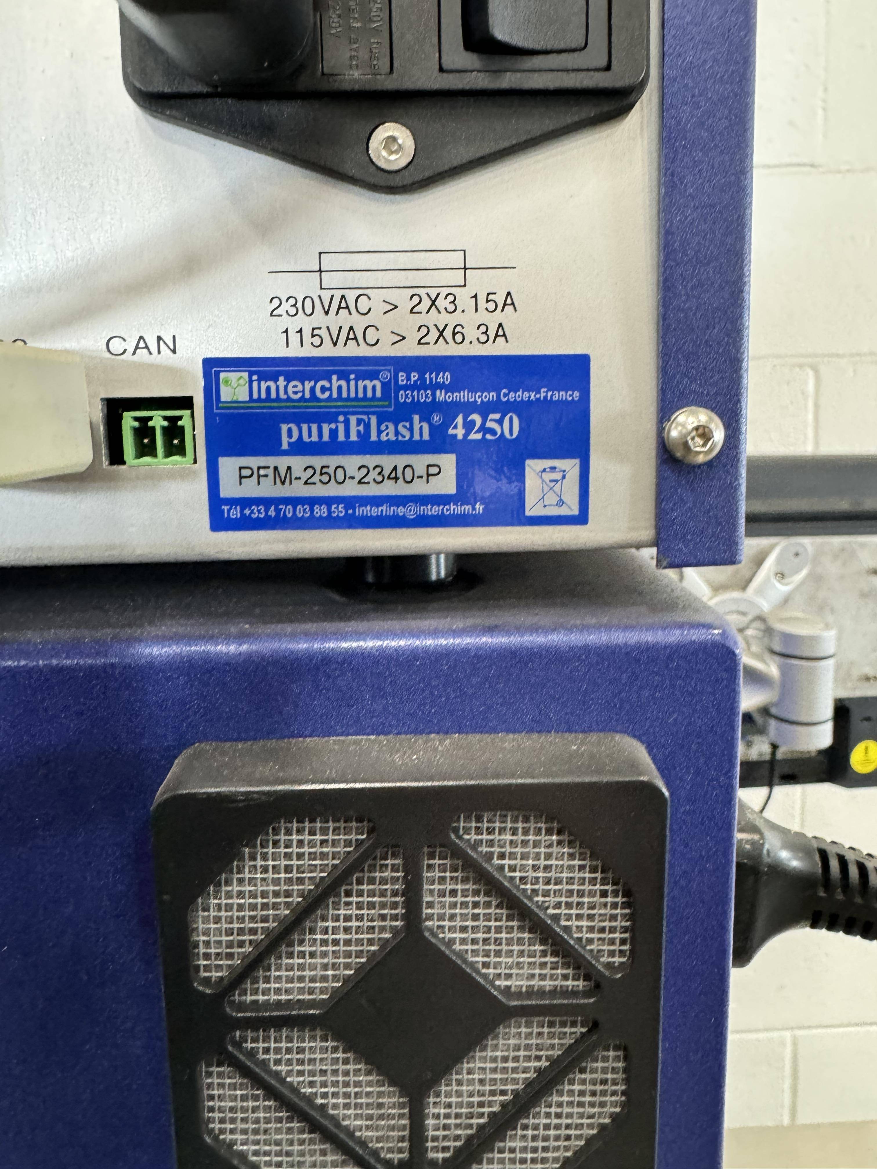 Novasep PuriFlash 4250 Chromatography System ELSD Detector, 120V Used