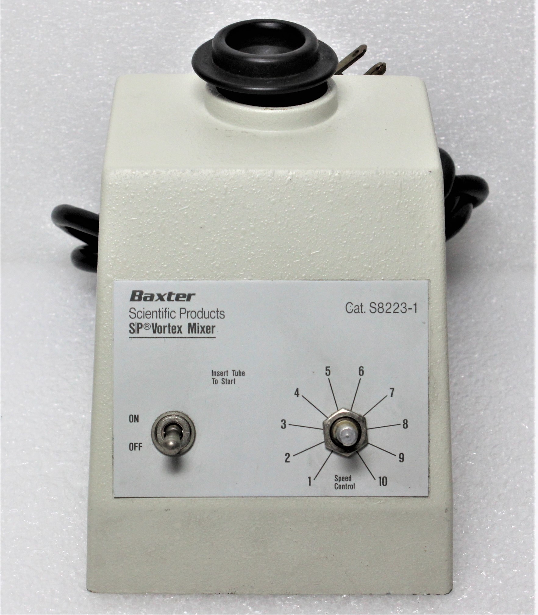 Baxter Vortex Mixer S8223-1 Lab Shaker 500-3000 RPM Variable Speed