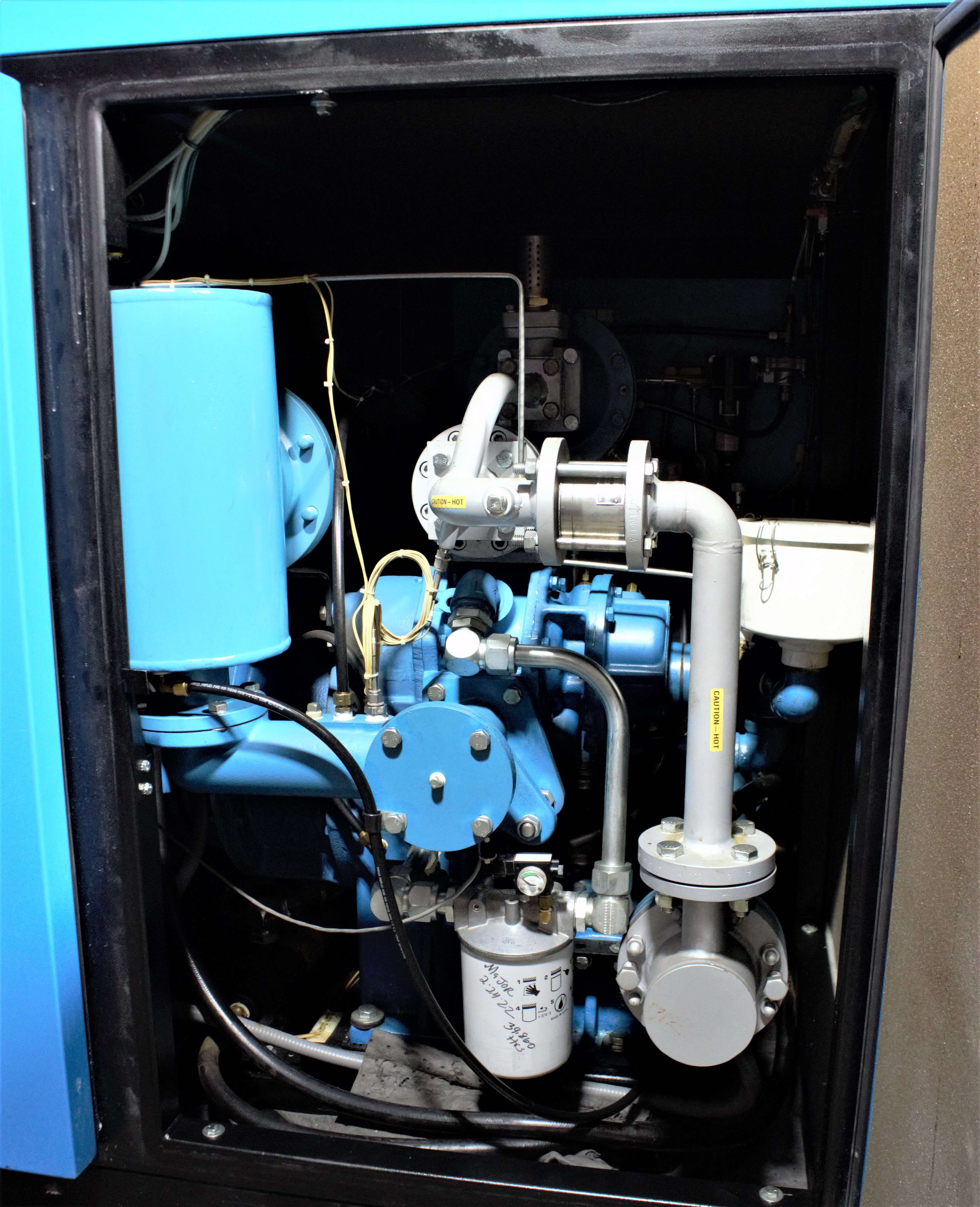 Kobelco KNW Air Compressor Oil-Free Screw 100HP Biotech 480V 60Hz Good