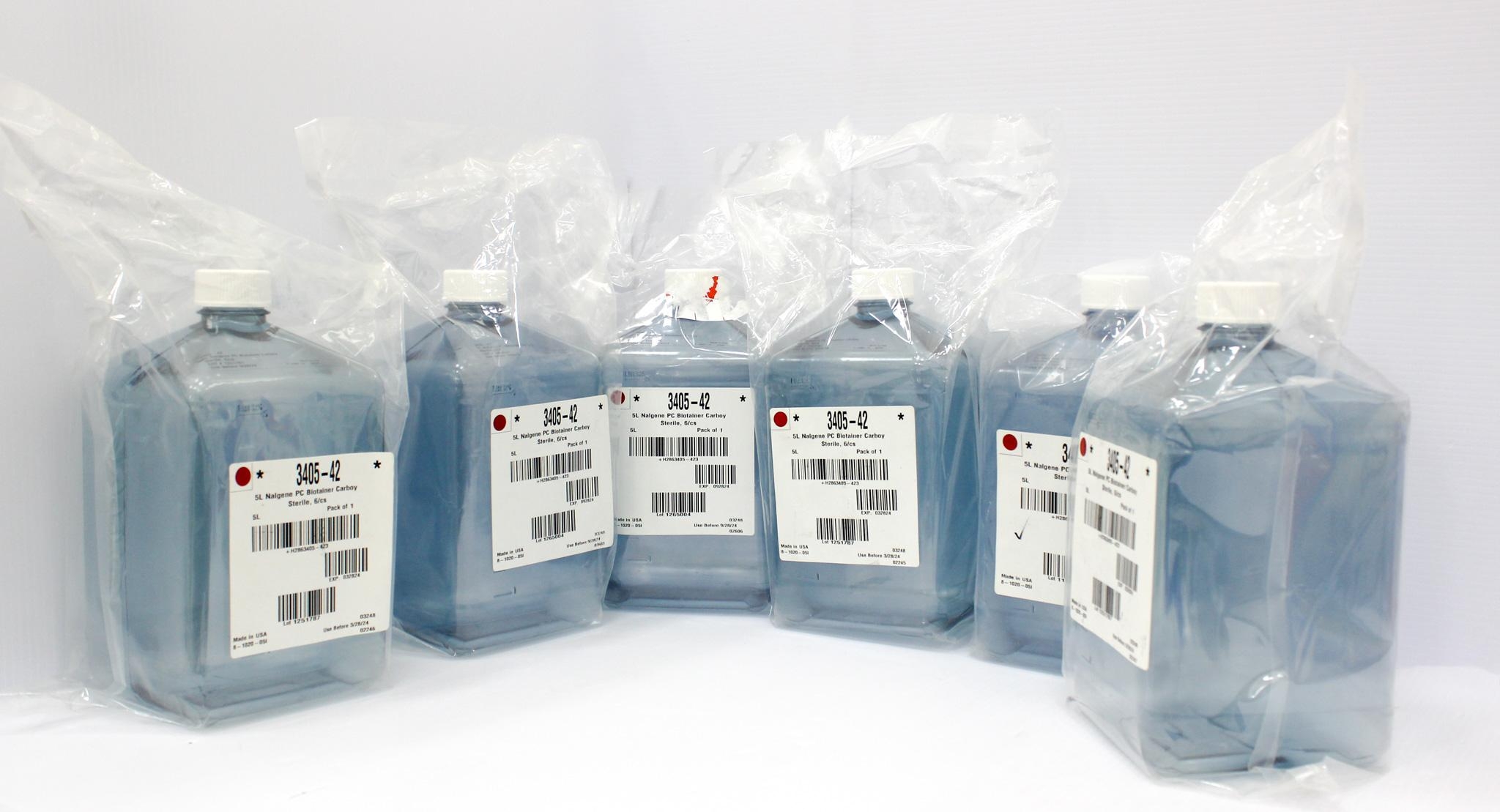 Thermo 3405-42 Biotainer Carboy 5L Pharmaceutical PC for -100C to 100C Use