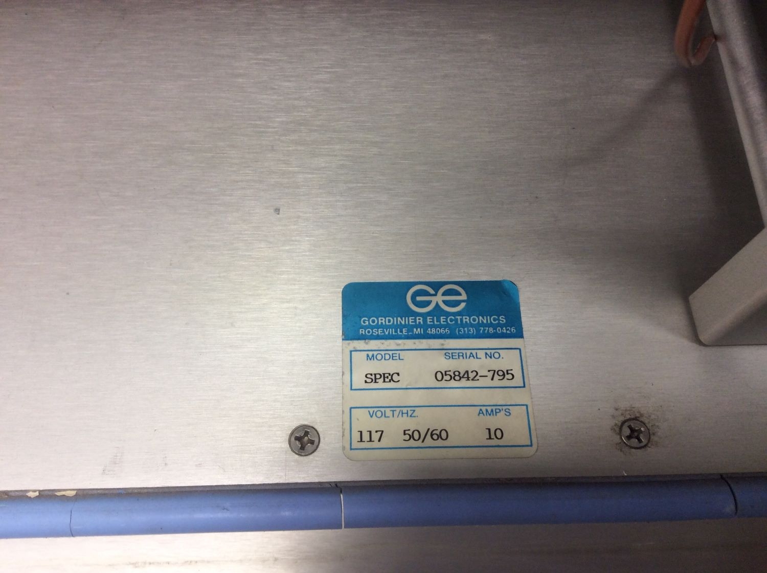 Gordinier Spec Cryogenic Chamber - Chamber with Control Box, Anodized Aluminum