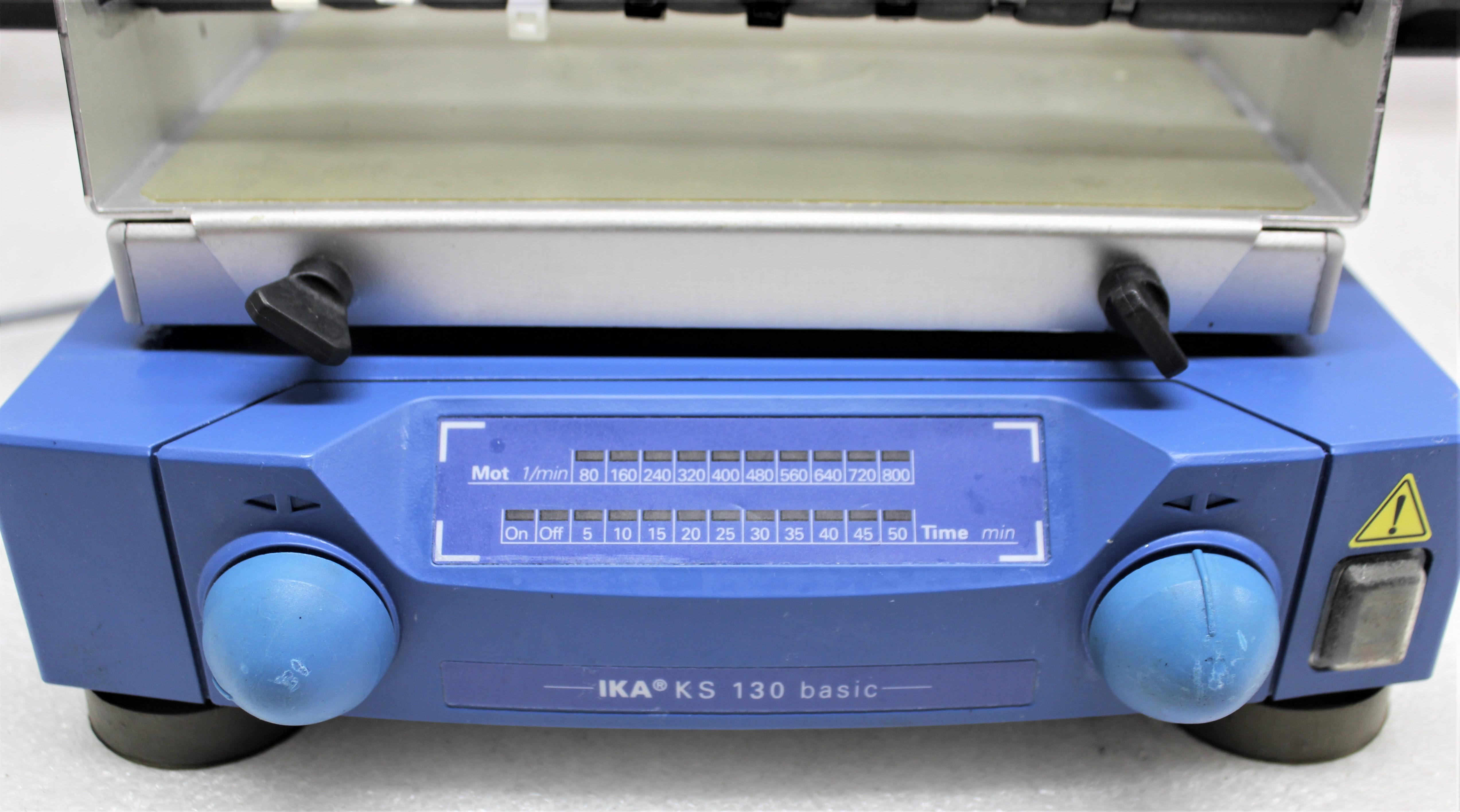 IKA KS 130 Basic S1 Orbital Shaker 800 RPM 4.5lb Platform Lab Equipment