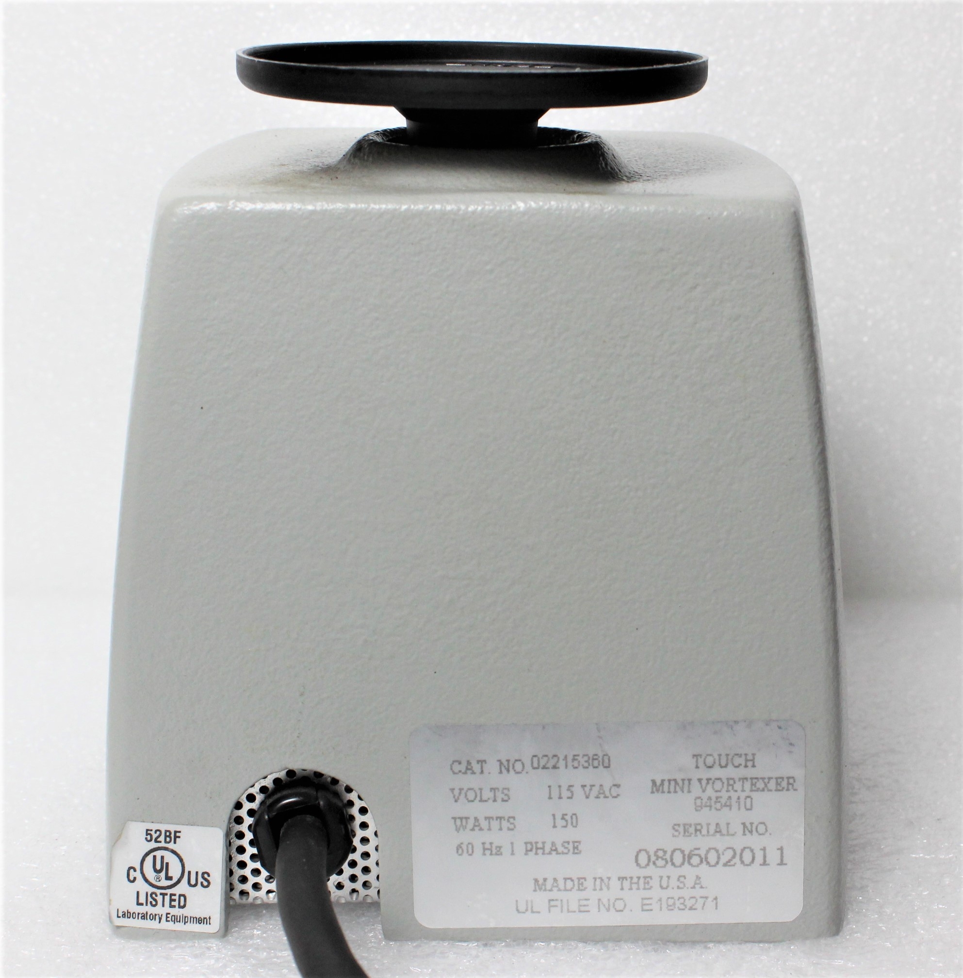 Fisher Vortexer 02215360 Mixer Used High-Speed Fixed Touch Operations