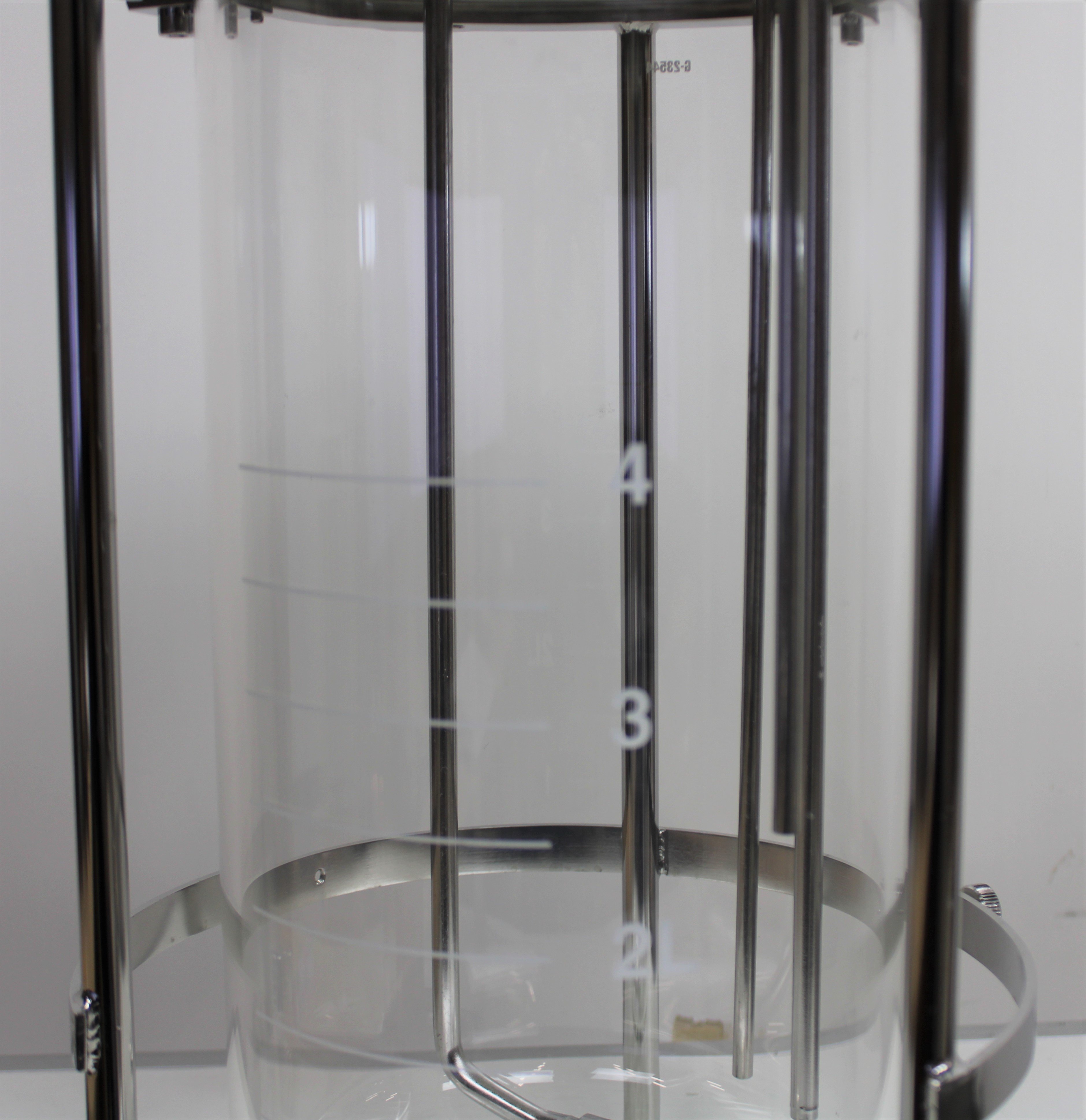 Sartorius Chromatography Column 5L Capacity Glass 33cm Lab Equipment Used