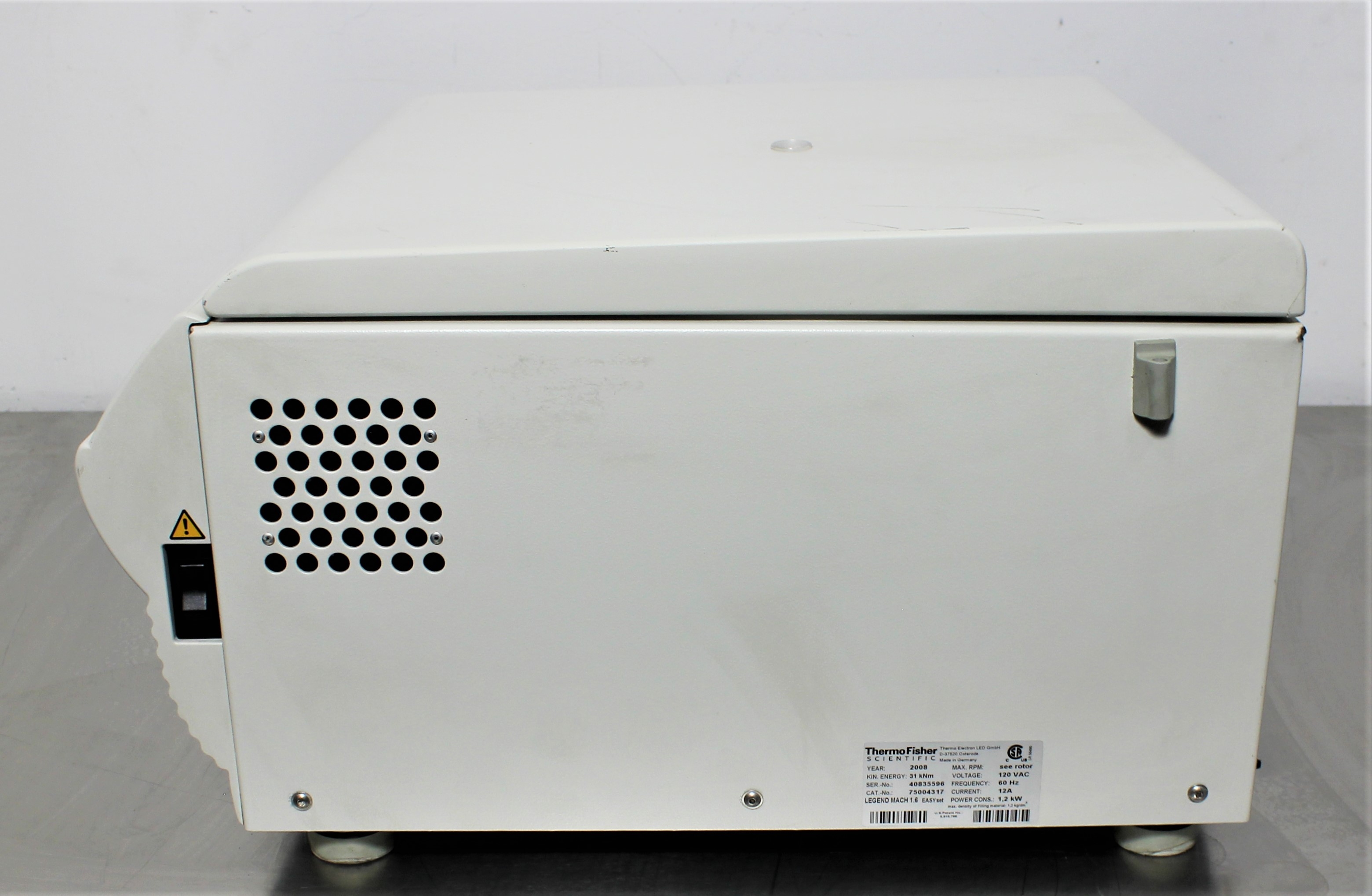 Thermo Legend Mach 1.6 Centrifuge 15000RPM 1.6L Capacity Chassis Opp