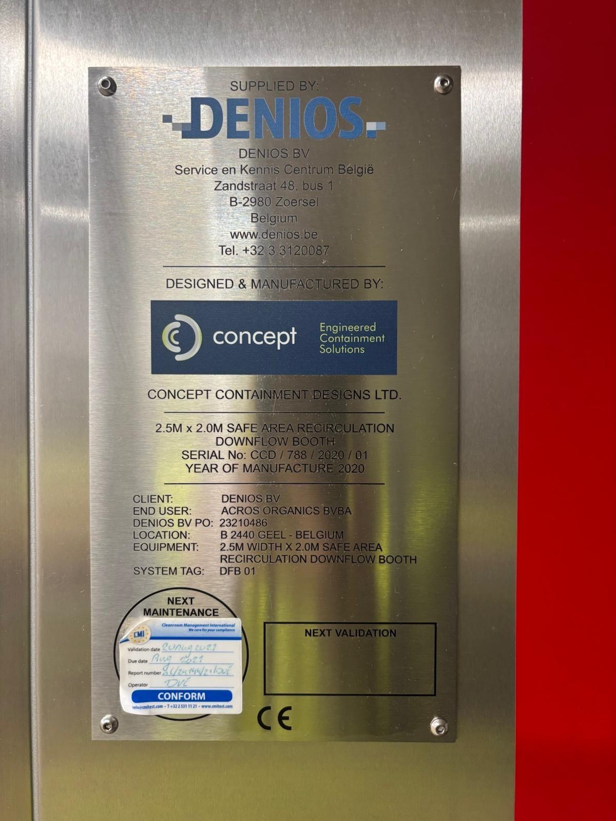 Concept Booth SAFE Recirculation Inspection Booth UKG 2020 No Computer
