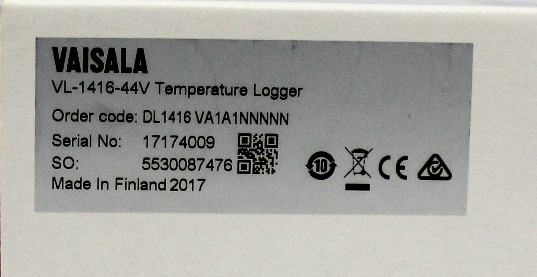 Vaisala VL-1416 Temperature Data Logger 4Channel 4Applications TurnKey