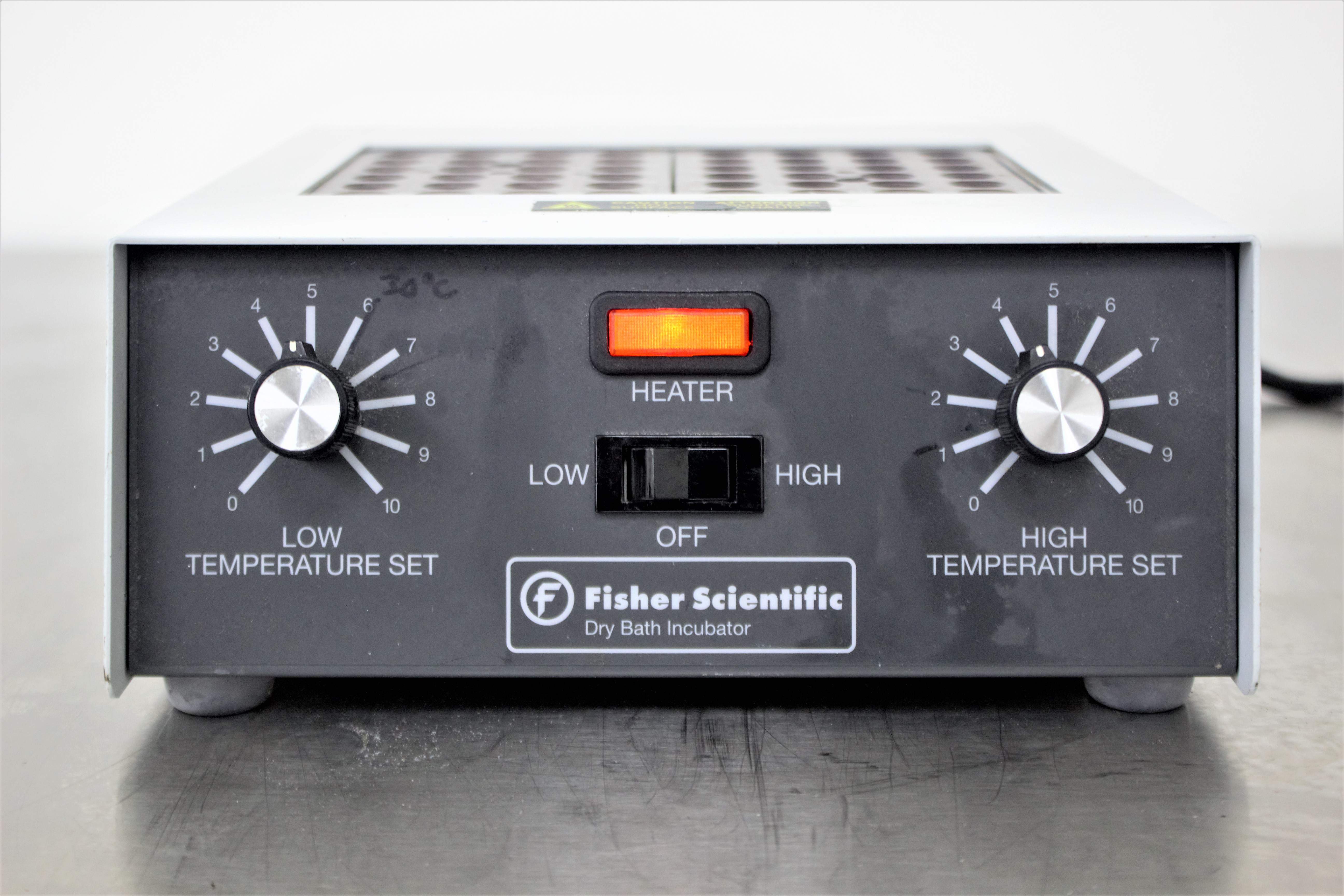 Fisher Scientific Dry Bath Incubator Lab Equipment with Temperature Control