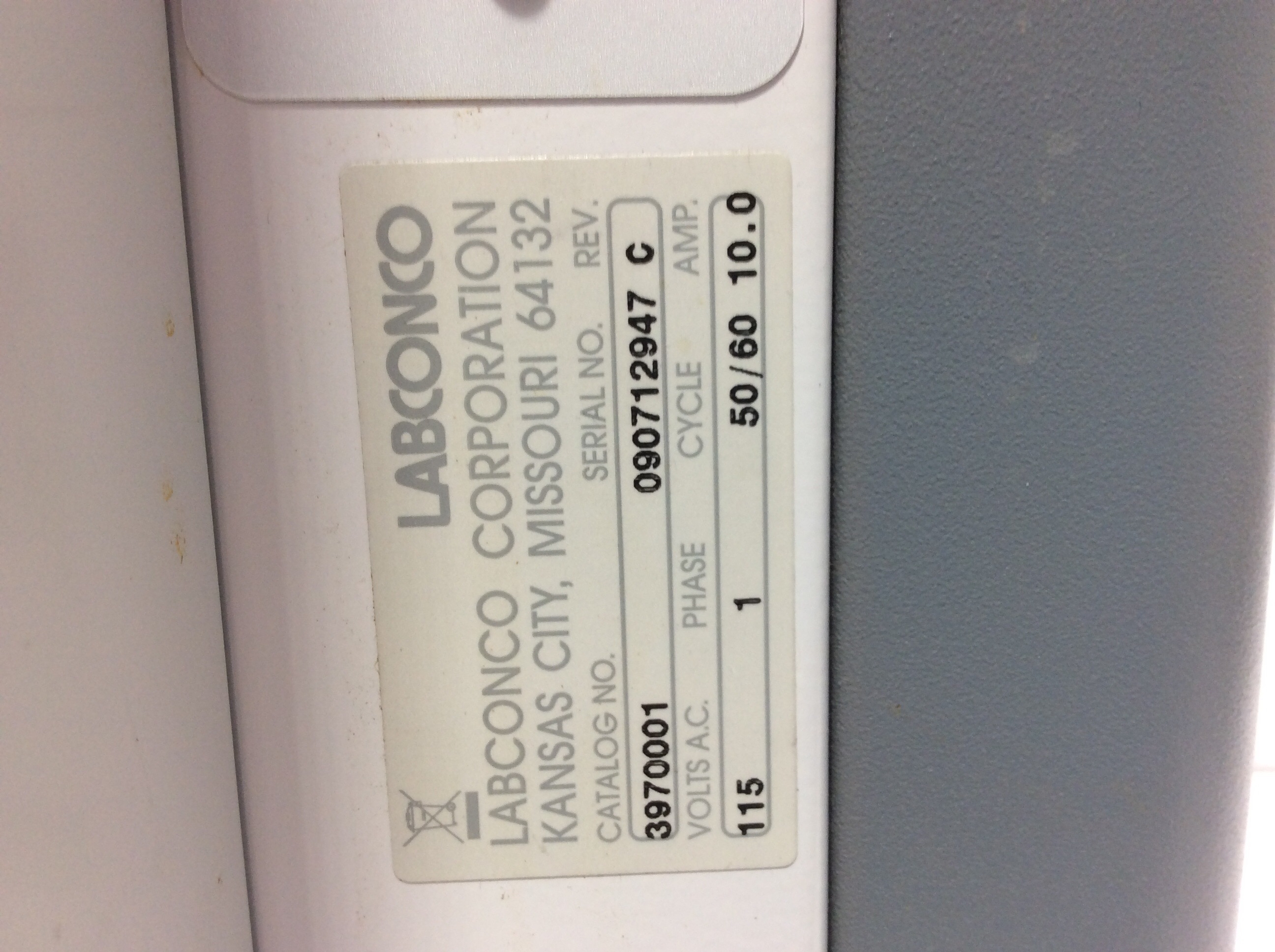 Labconco FilterMate Carbon Filtration 3970001 Fume Extractor / Blower