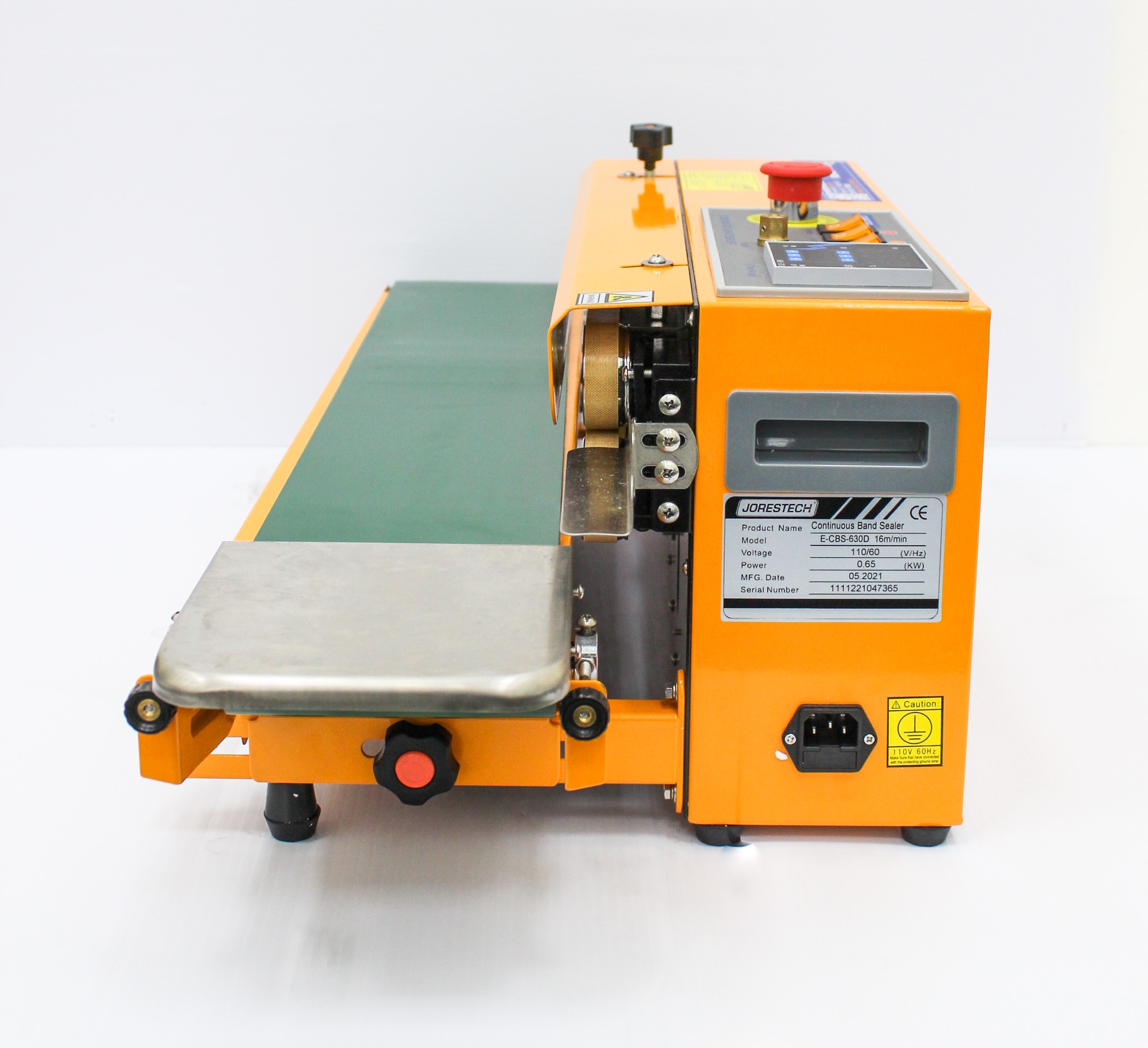 JORESTECH E-CBS-630D Continuous Band Sealer Digital Temp Control 300C
