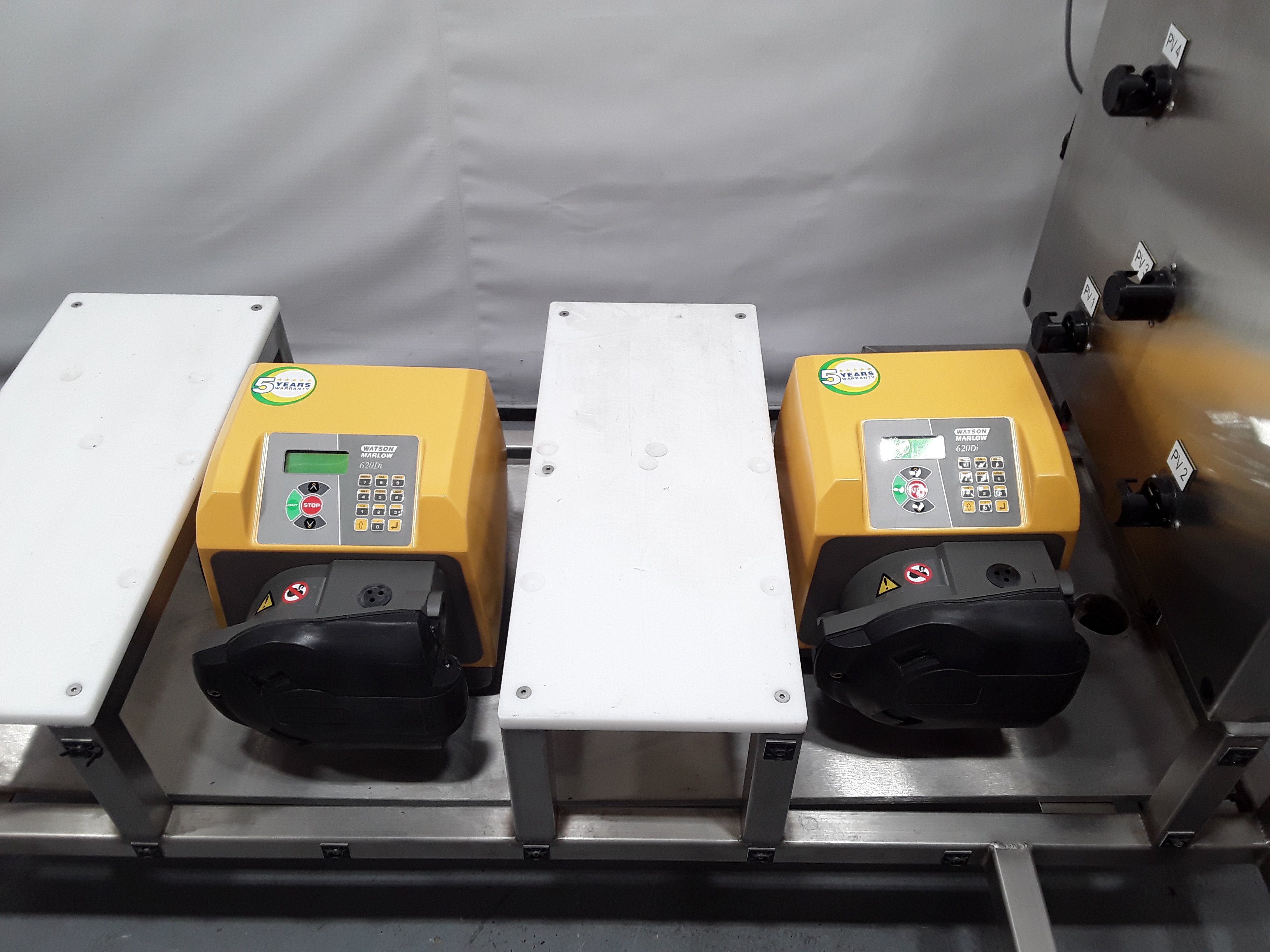 Gen-Probe Custom Process Skid 2 Pumps Turn-Key Peristaltic Automation