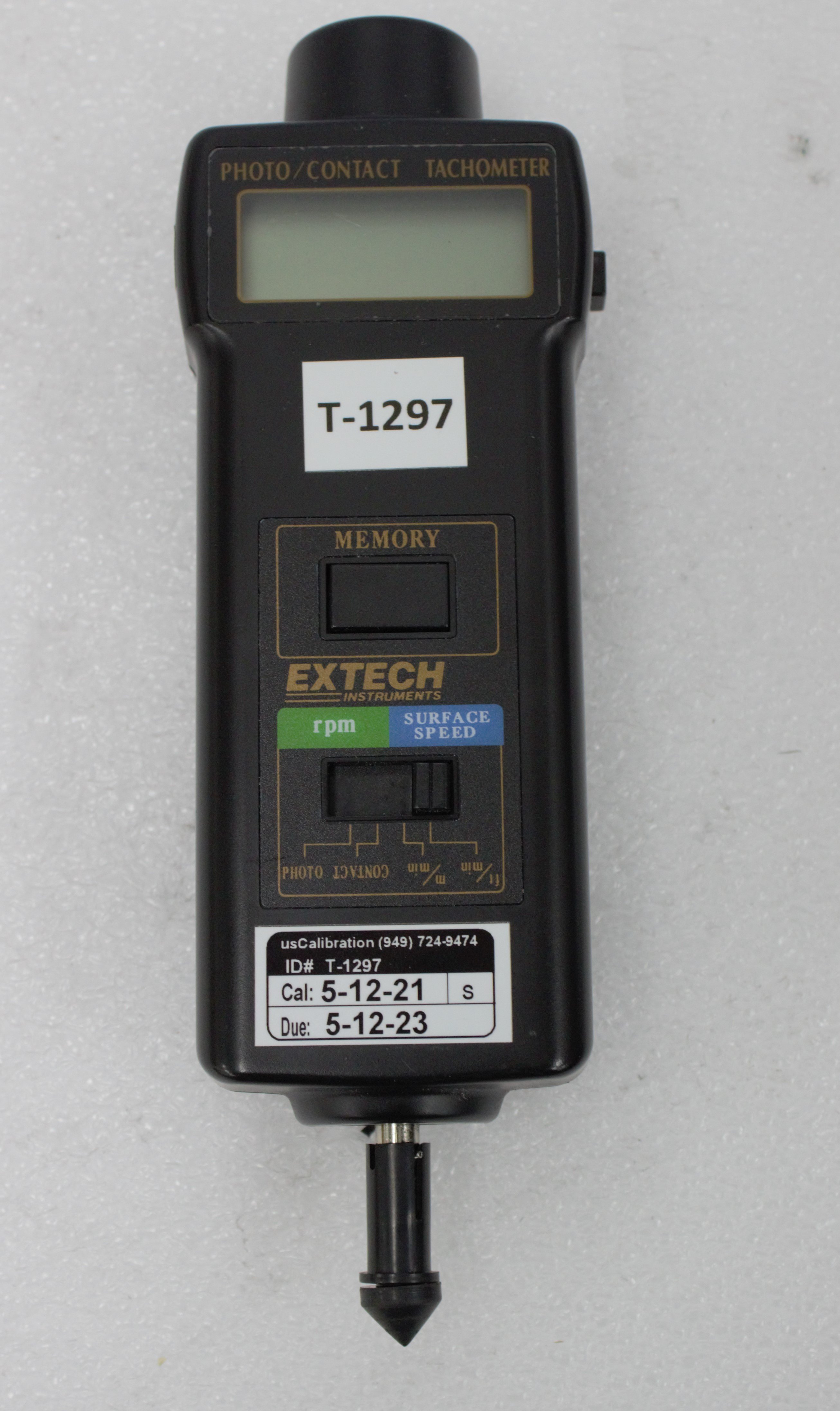 Extech Q249941 Tachometer Combo Photo Contact Microprocessor Precision New