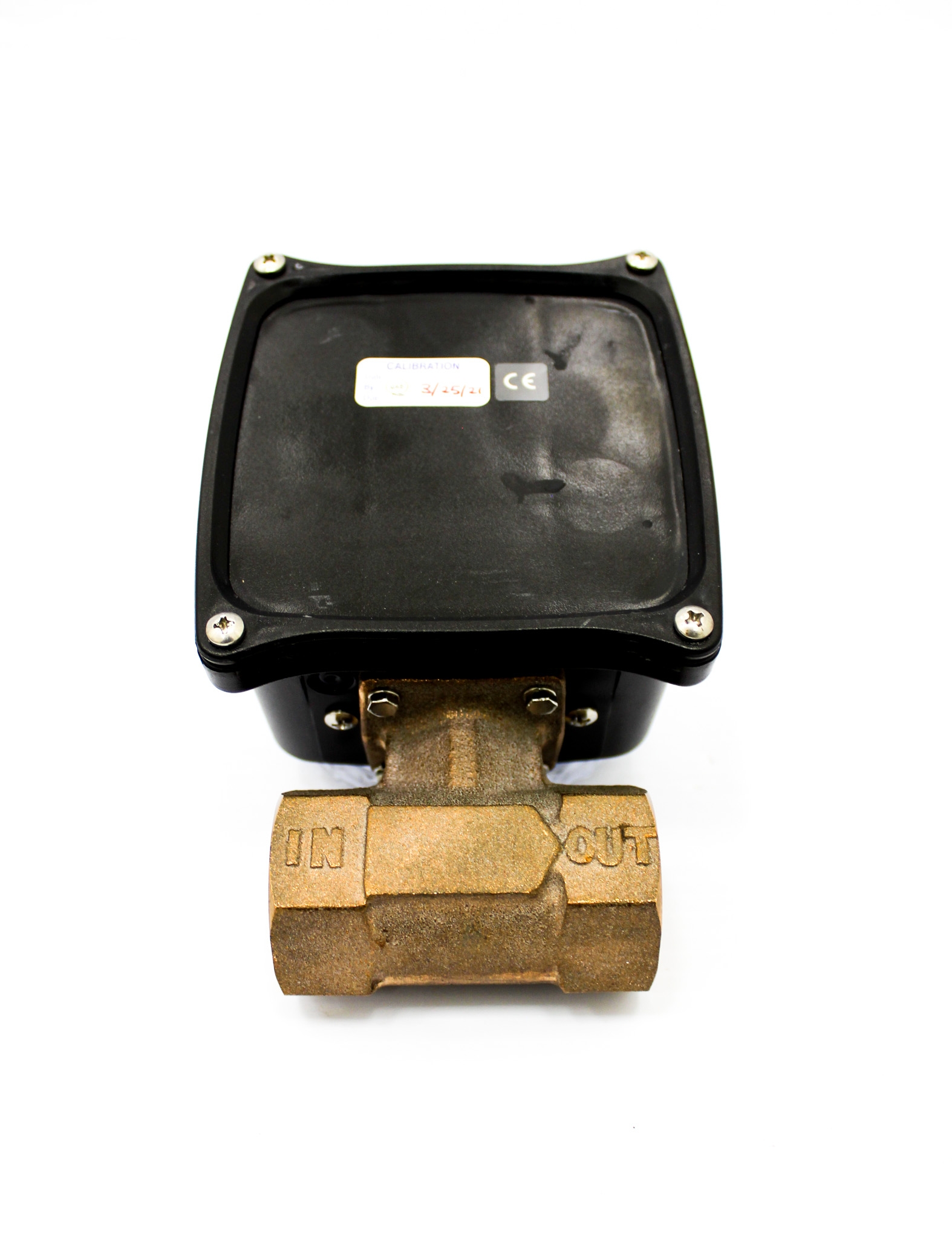 RCM Flo Gage Flowmeter Meter Meter 212F 1in NPT Port 180psi Bronze