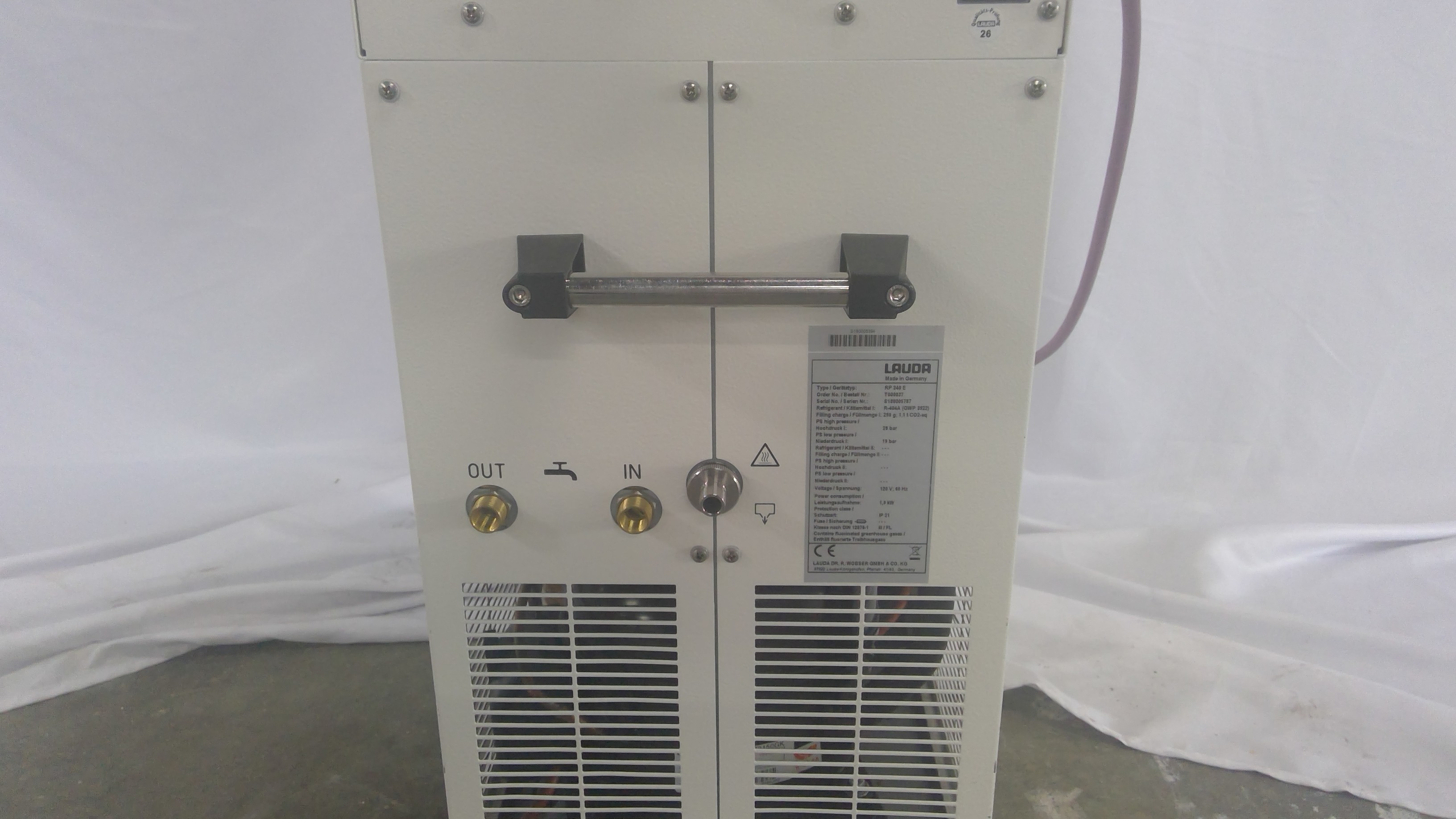 Lauda RP 240 E Chiller Heater Used Includes Power Cables Functional 120V