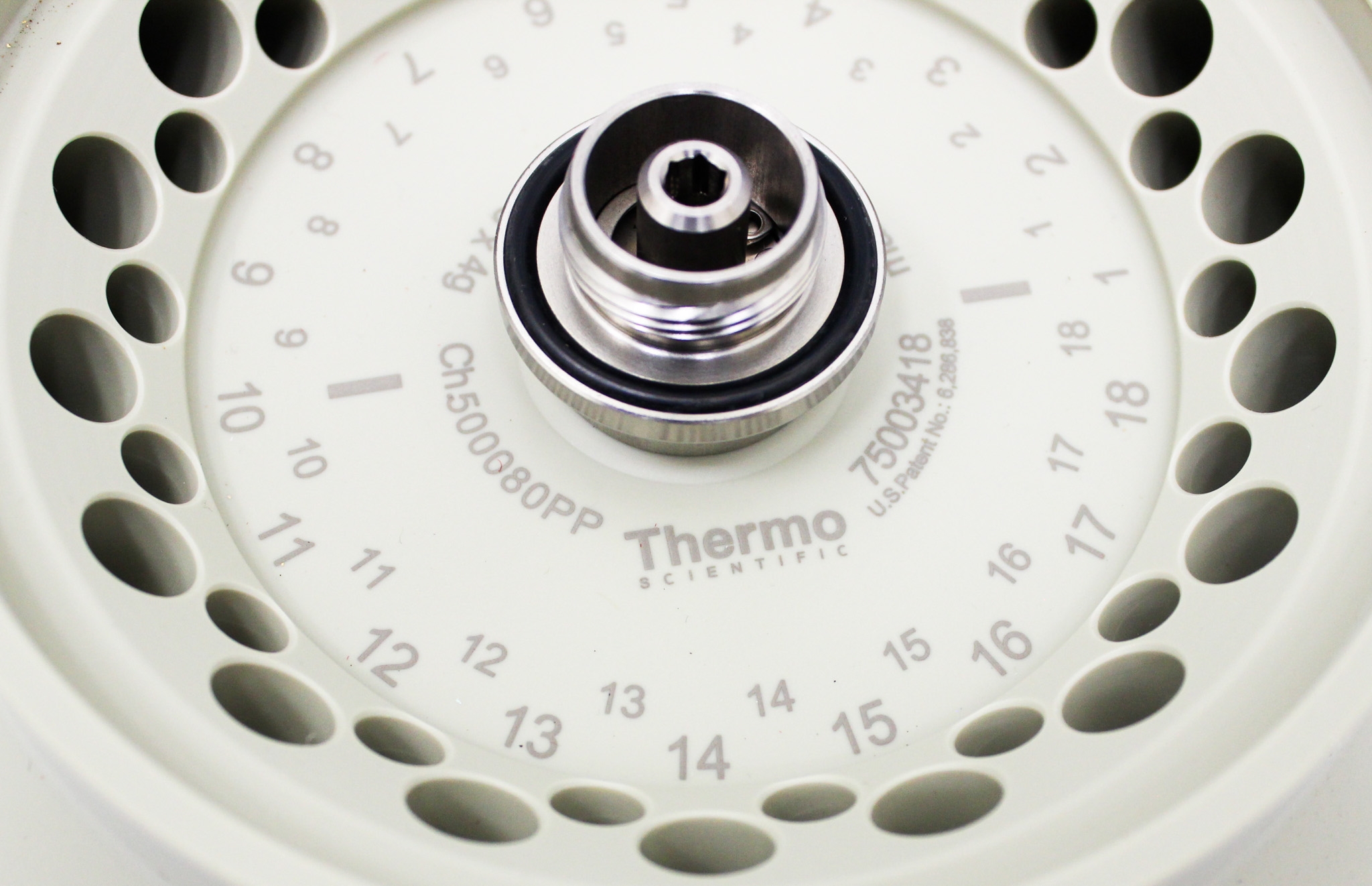 Thermo 75003418 Rotor 14800RPM 18x2.0/0.5mL Screw-On-Lid Centrifuge Part