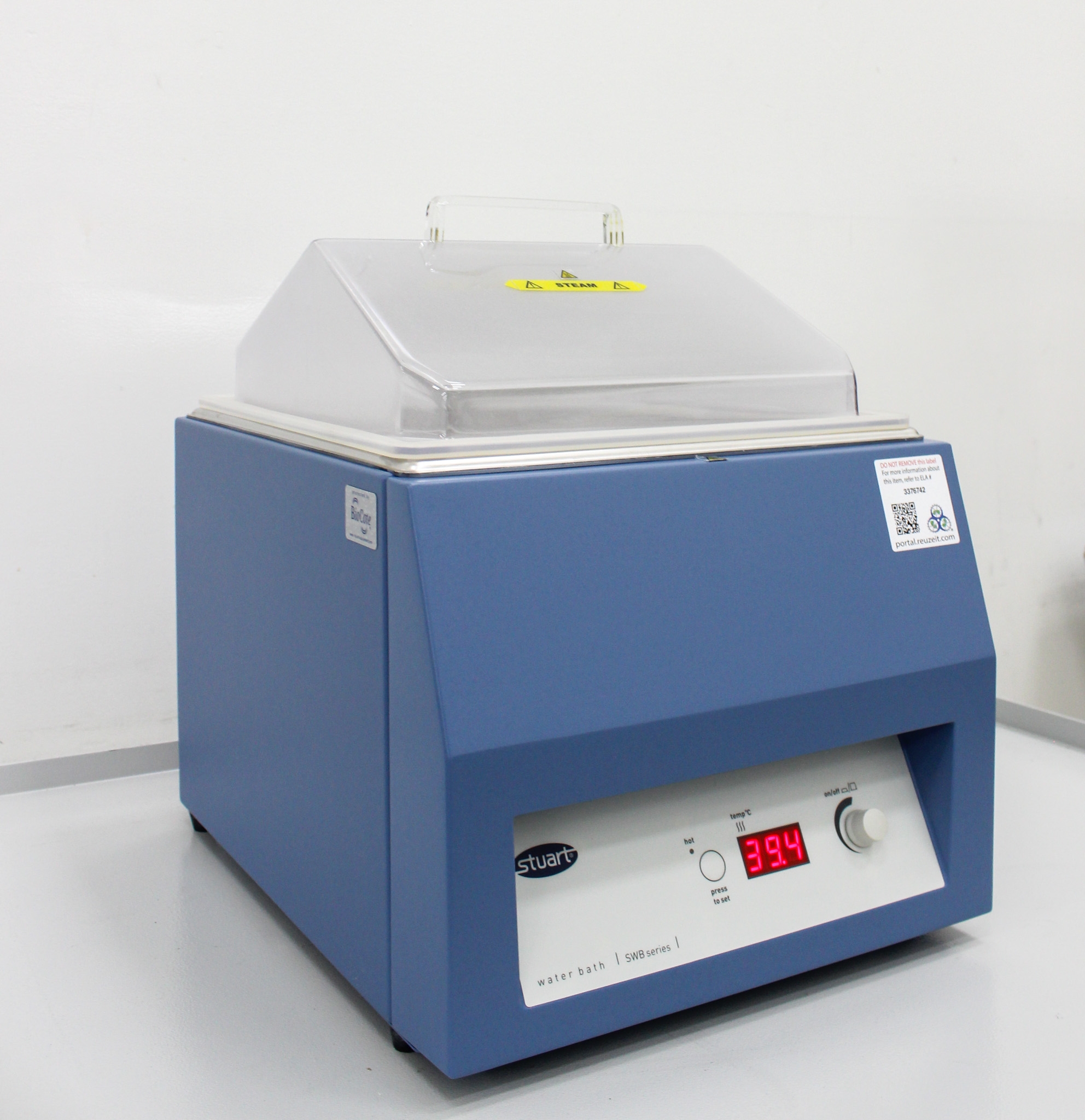 Stuart SWB15D Water Bath Digital 15L Turnkey System Temp Control LED Display