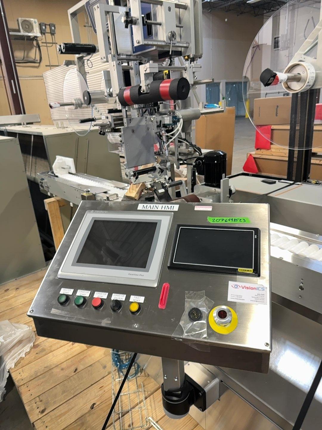 Accraply 350a-s Labeling Machine 480V 3Ph Near-New Condition