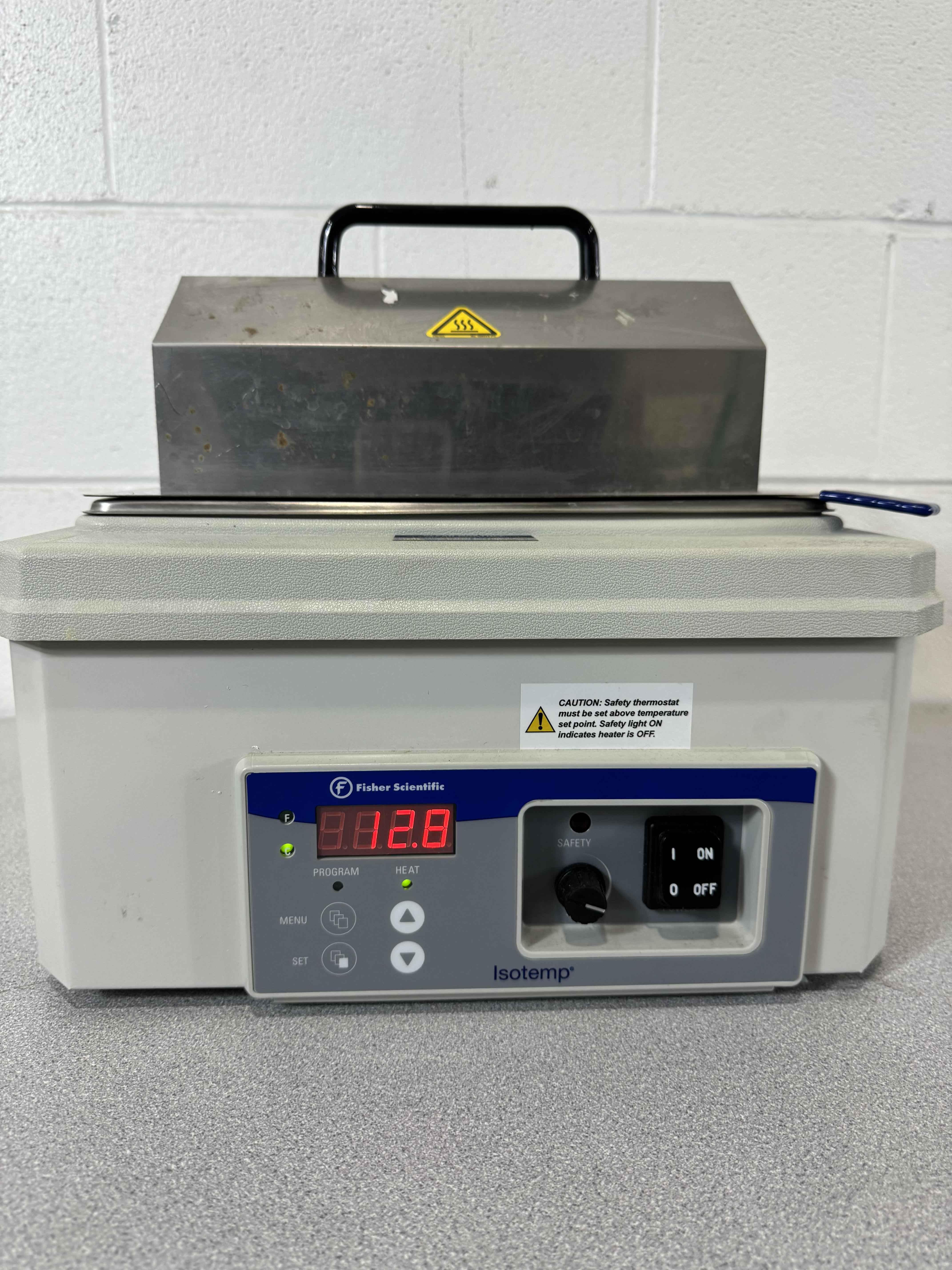 Fisher Isotemp 2340 Digital Water Bath Temp Range 100C Capacity 5L Used