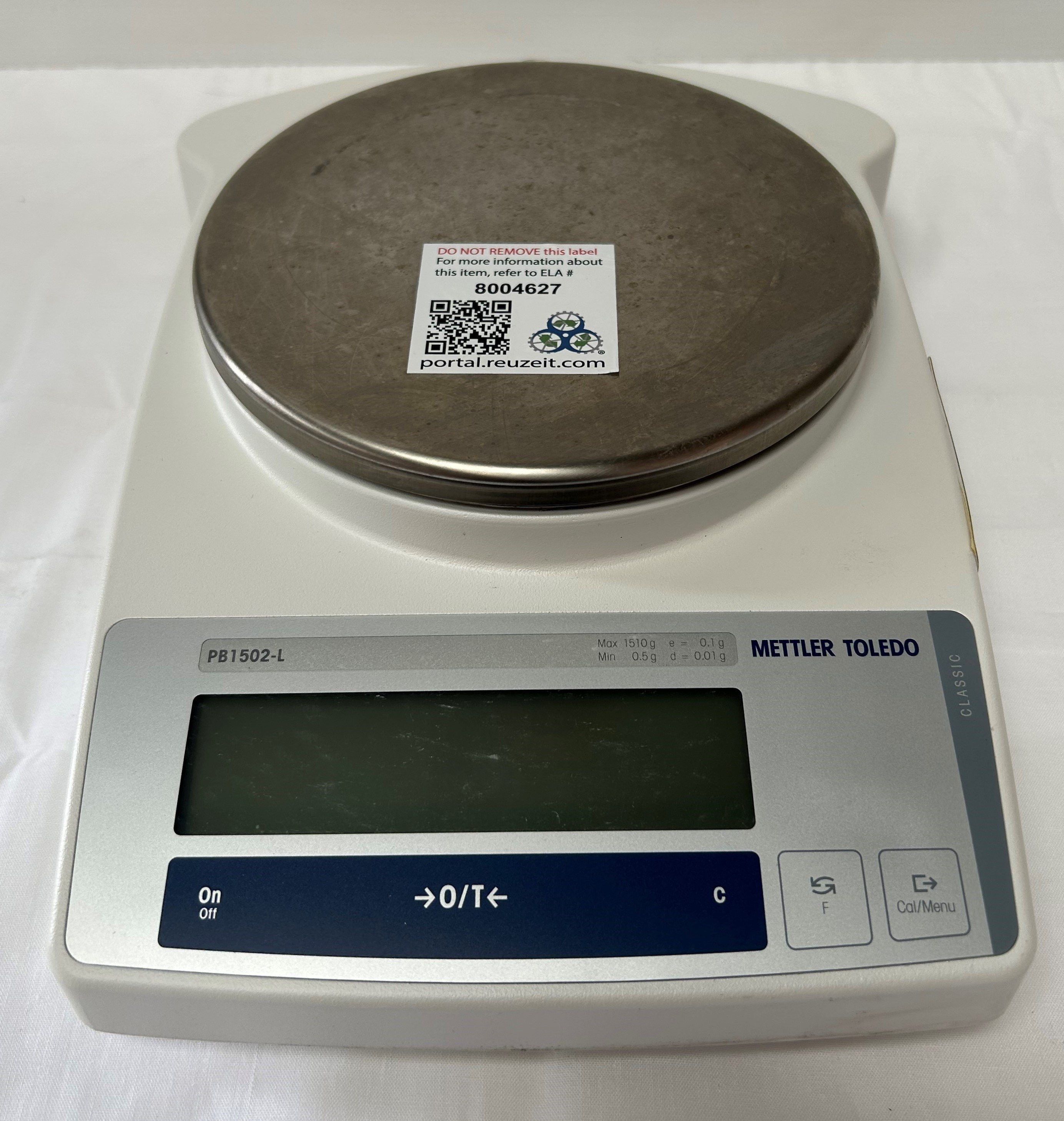 Mettler Toledo PB1502-L Analytical Precision Balance Fair Condition  Functional - 8004627, image size:2768x2917