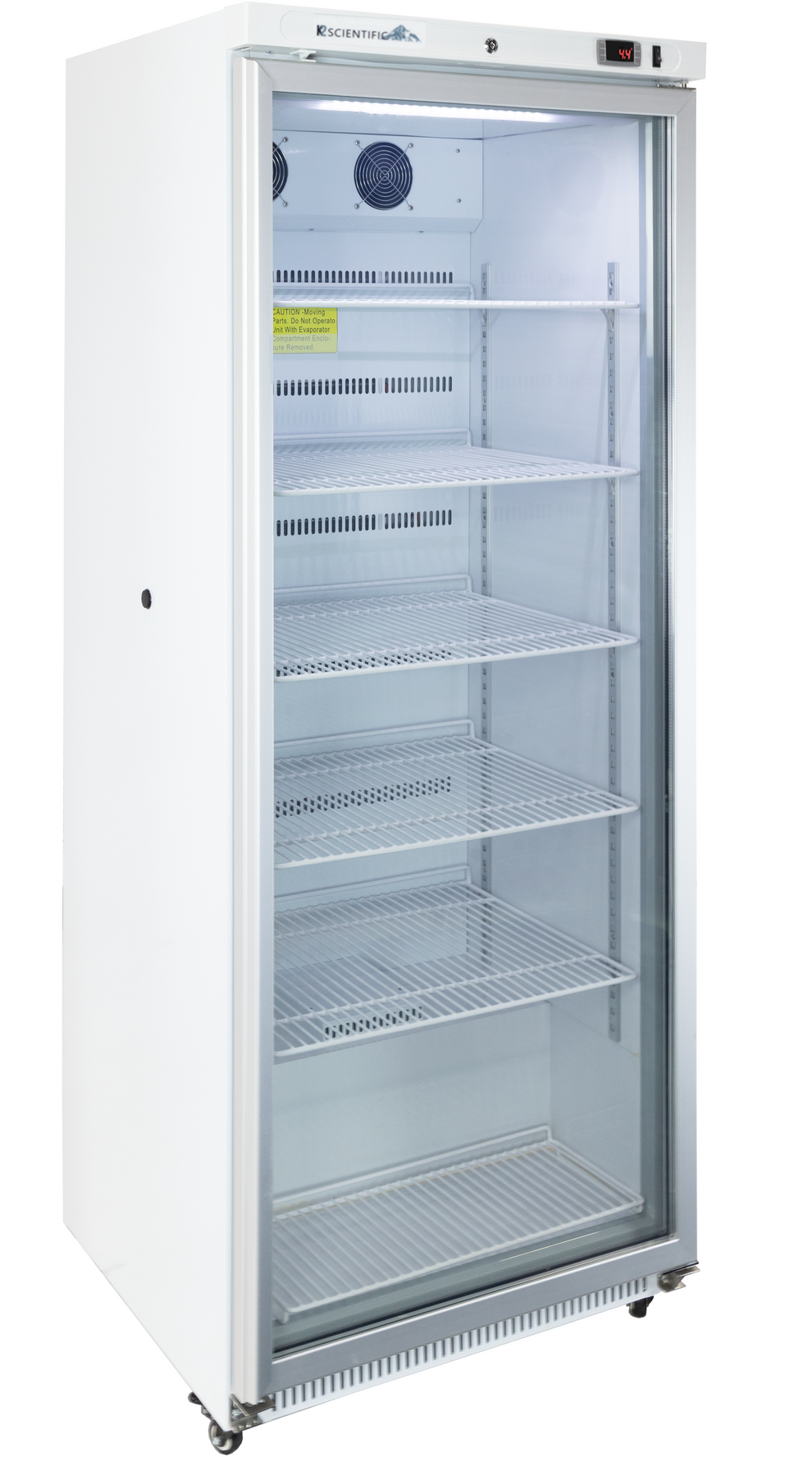 K2 Scientific K220GDR Laboratory Refrigerator 20 cu ft Adjustable Shelves