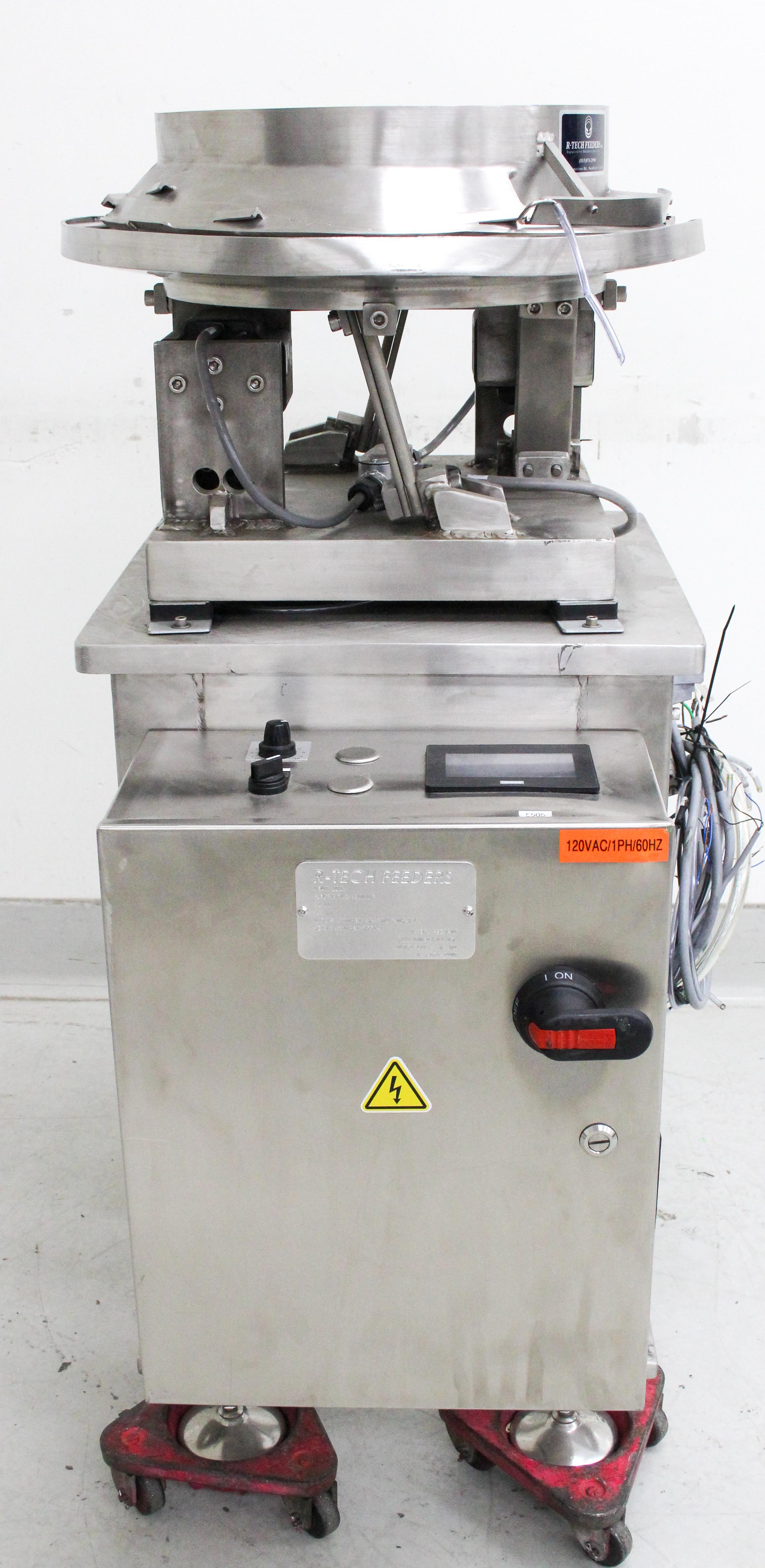 R-Tech 15-110AC-WS-BCS Vibratory Bowl Feeder for Precise Sorting 1000+SPM