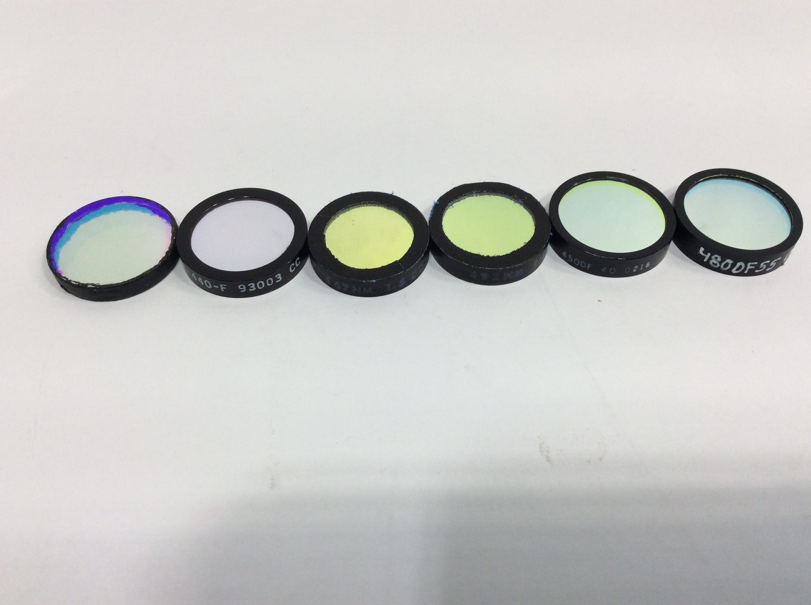 Edmund Achromatic Lenses Set with Case Objective Lens Optical Ready