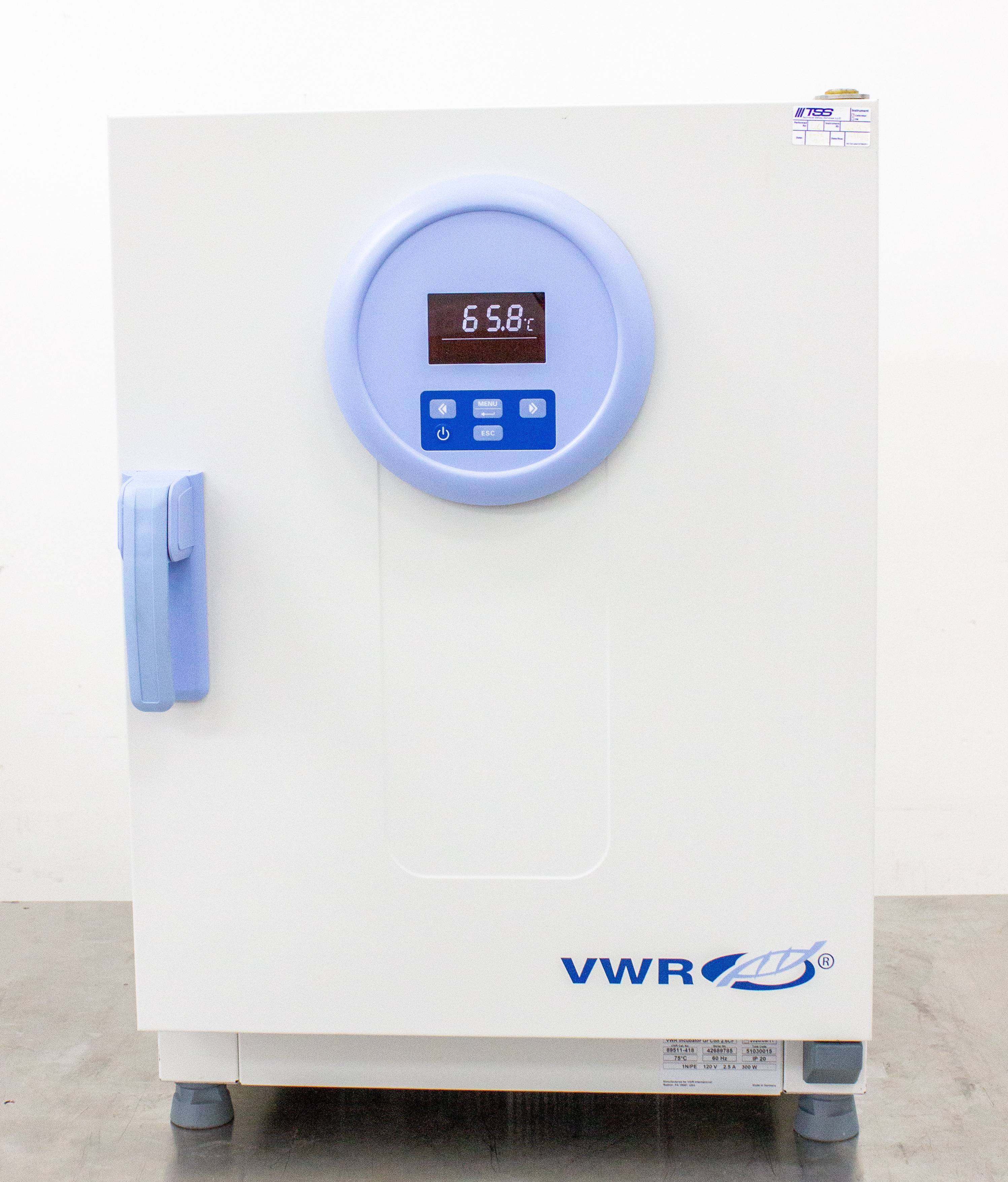 VWR Incubator Gr Con 2.6CF Incubator Ambient +5 to 75C Versatile Lab Use