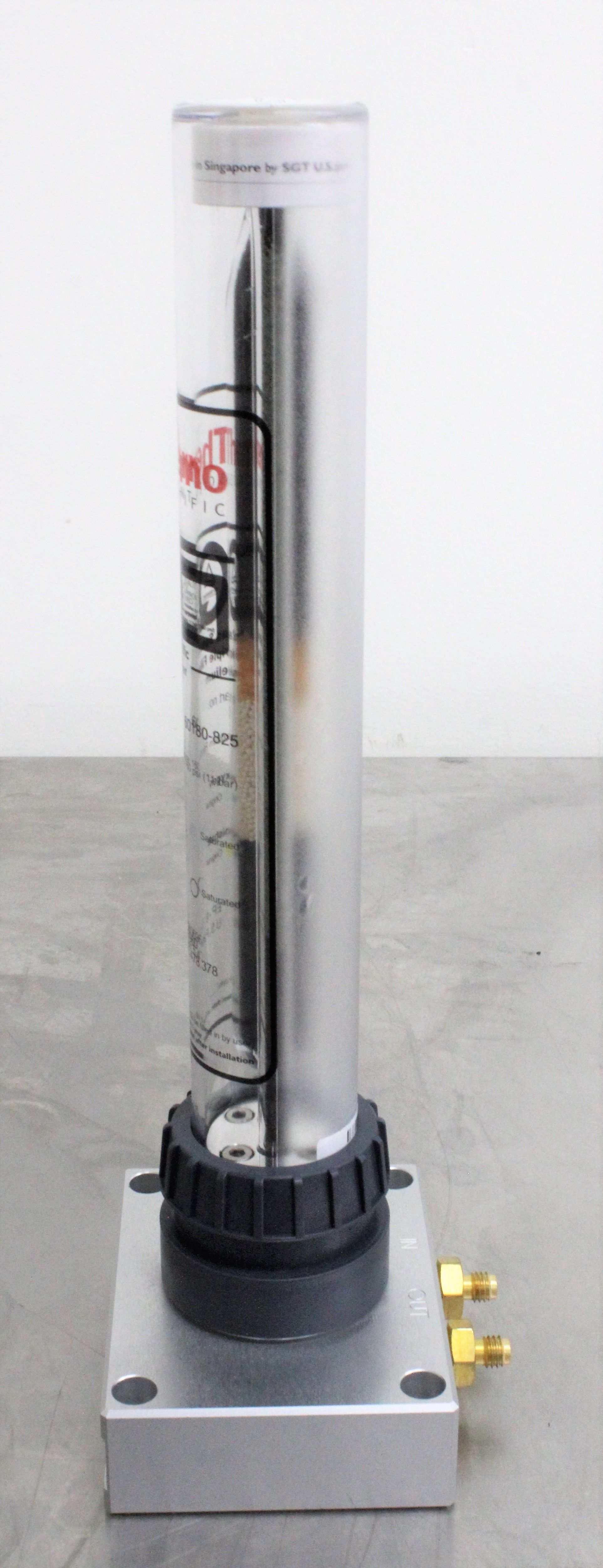 Thermo Baseplate 60180-825 GC MS Indicating Filter Moisture Oxygen HCs