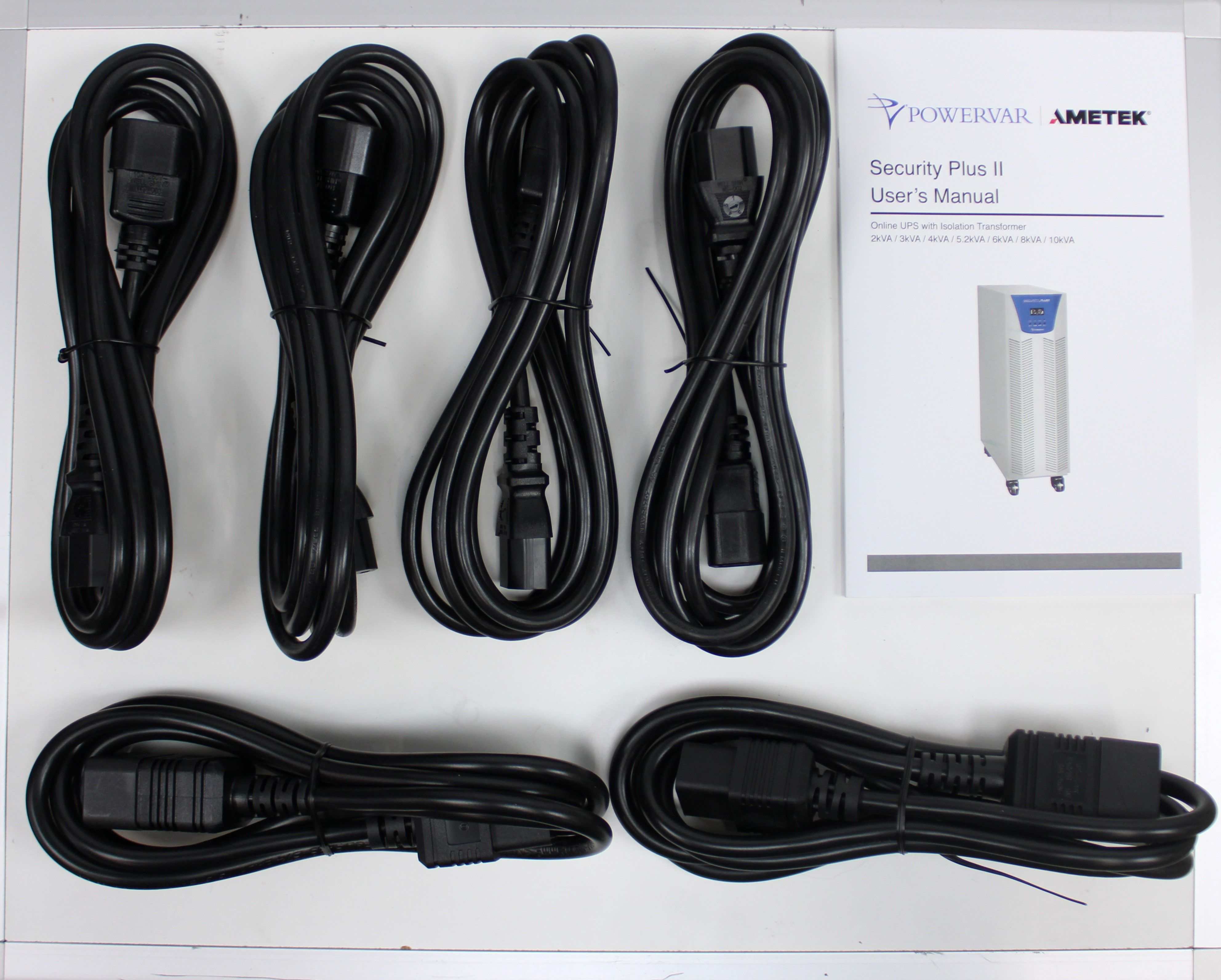 Powervar Security Plus II UPS ABCDEF6002-22 High Load Capacity 6000 VA