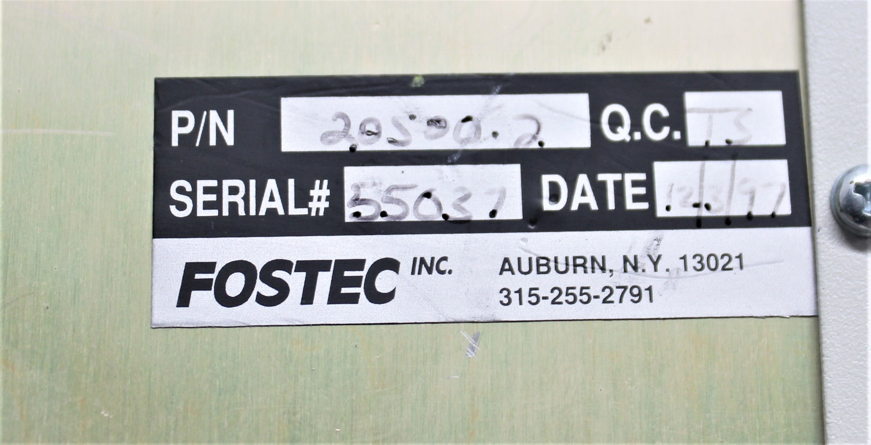Fostec 20500.2 ACE Light Source with Dimmer Halogen Bulb Needs Replacement