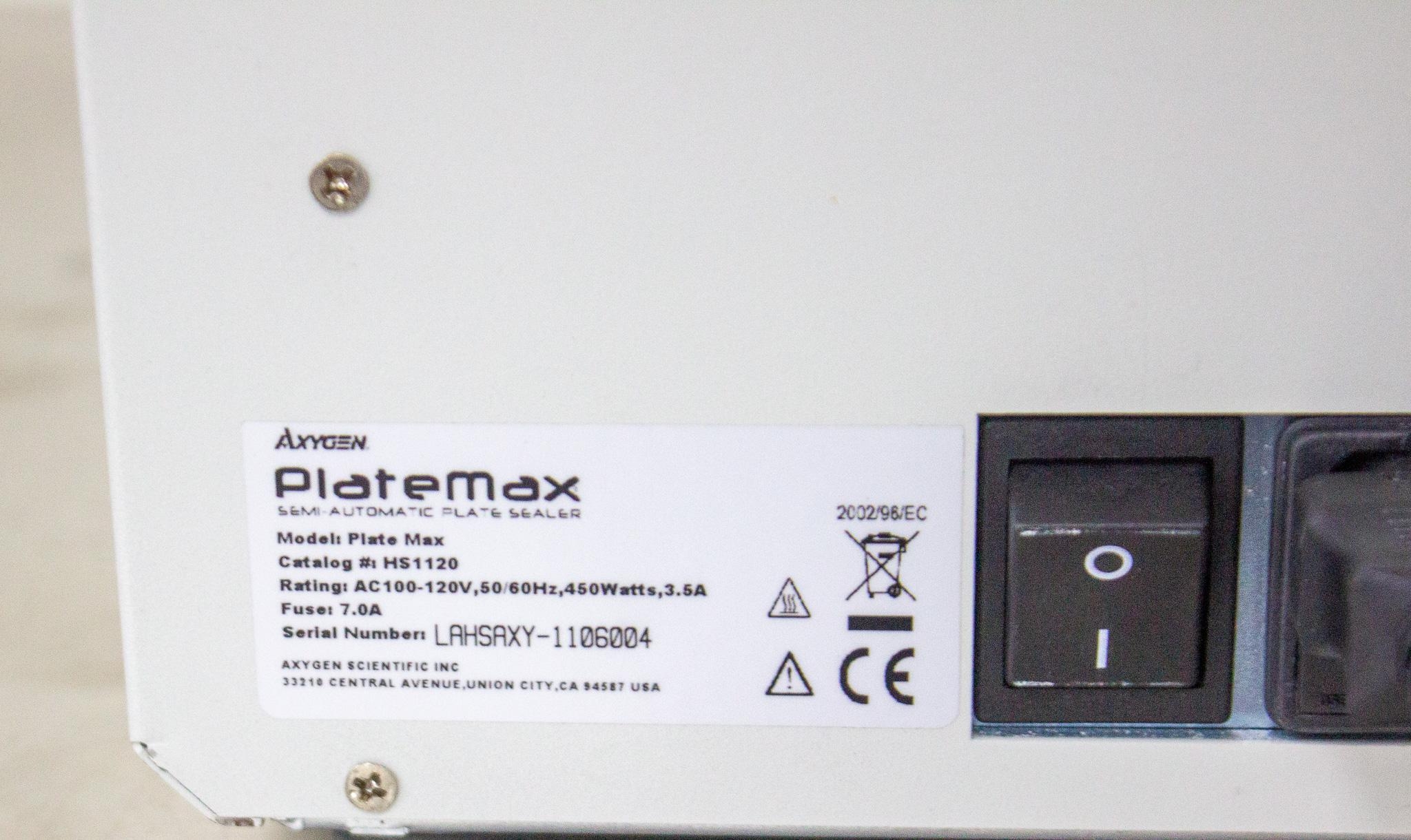 Axygen Plate Max Semi-Automatic Plate Sealer with Adjustable Temp 100-190C