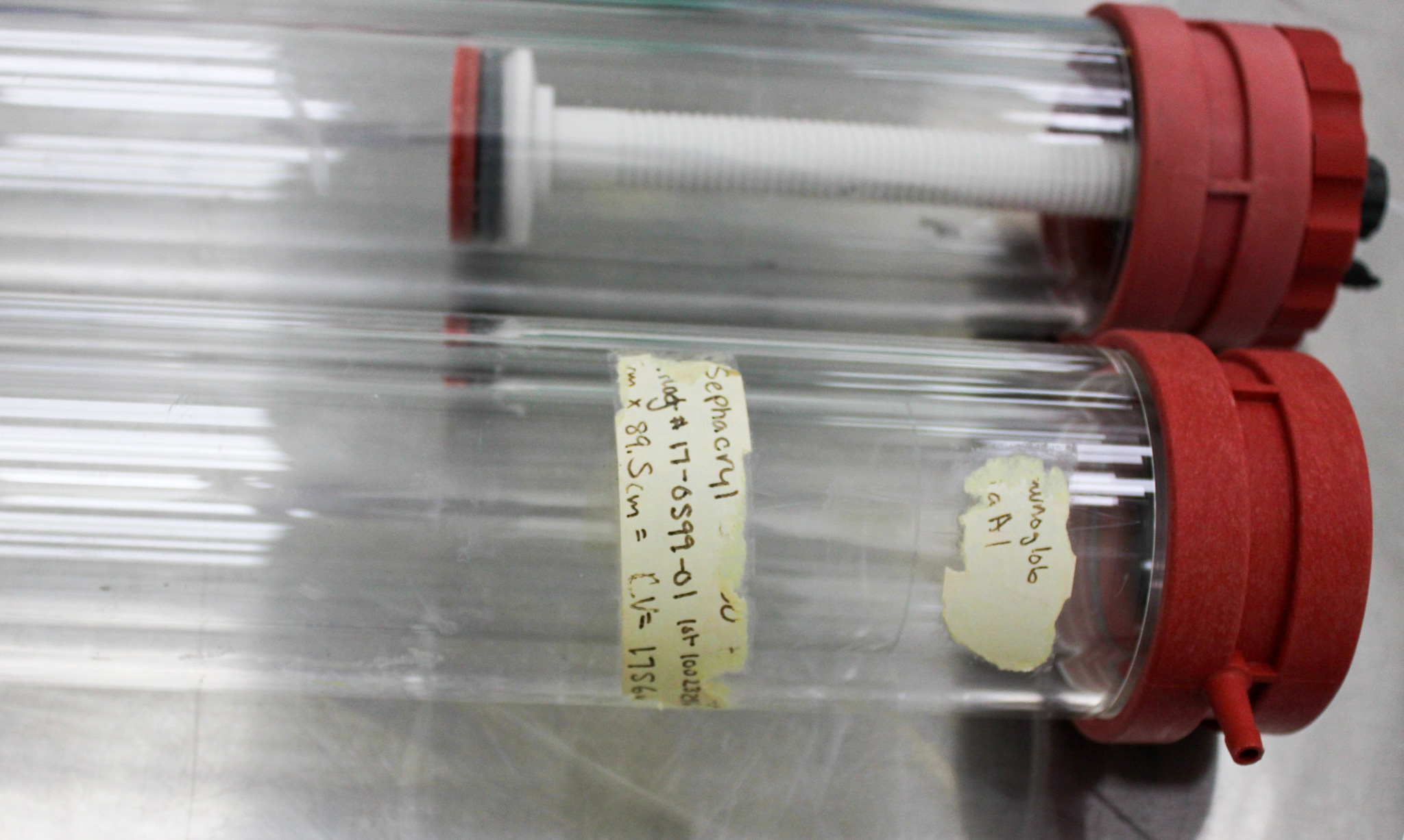 Amersham XK50 Chromatography Columns with Borosilicate Glass, Adapter Plunger