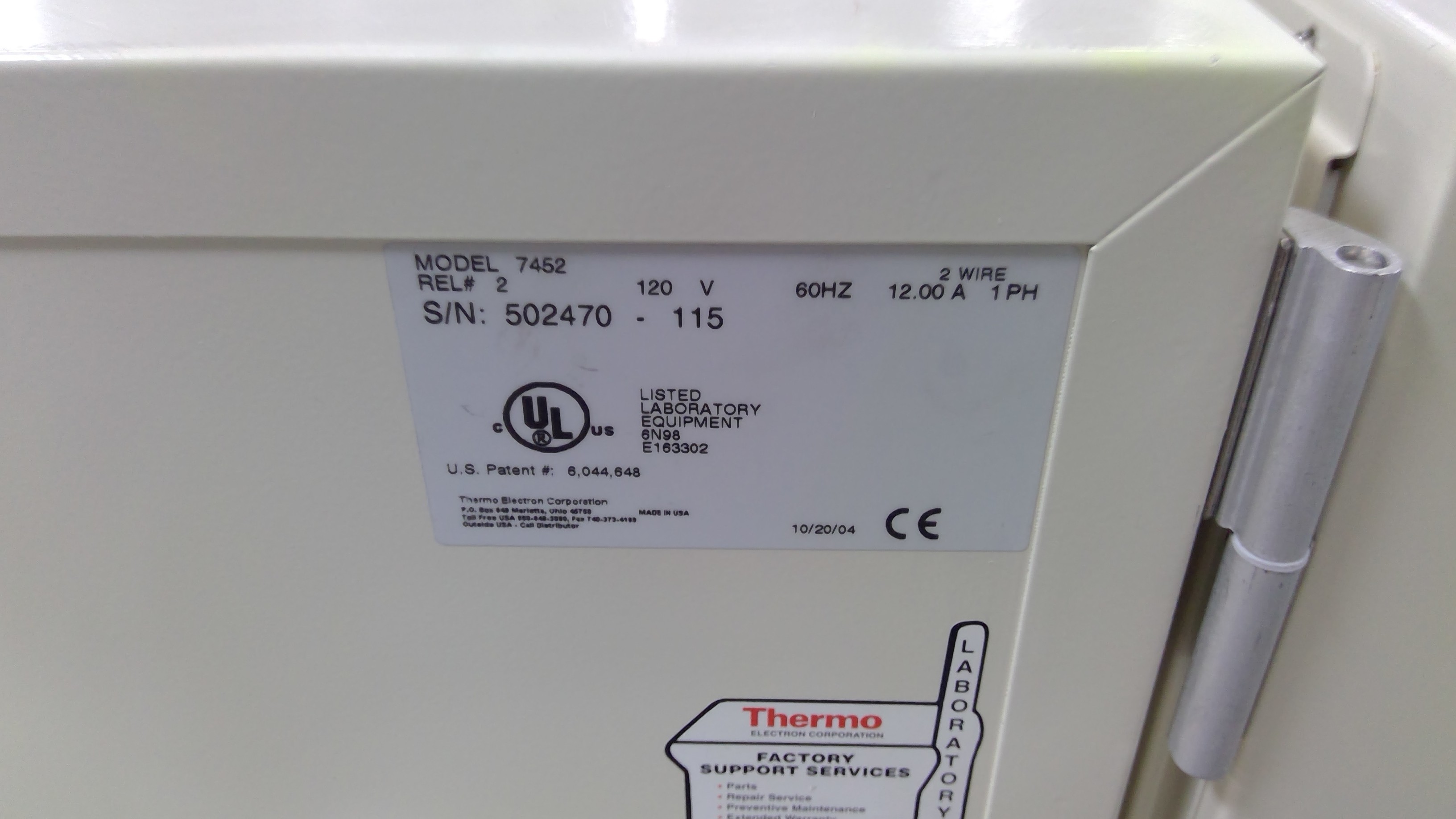 Thermo Model 7452 CryoMed Freezer - Custom Protocol Freezing - AS-IS