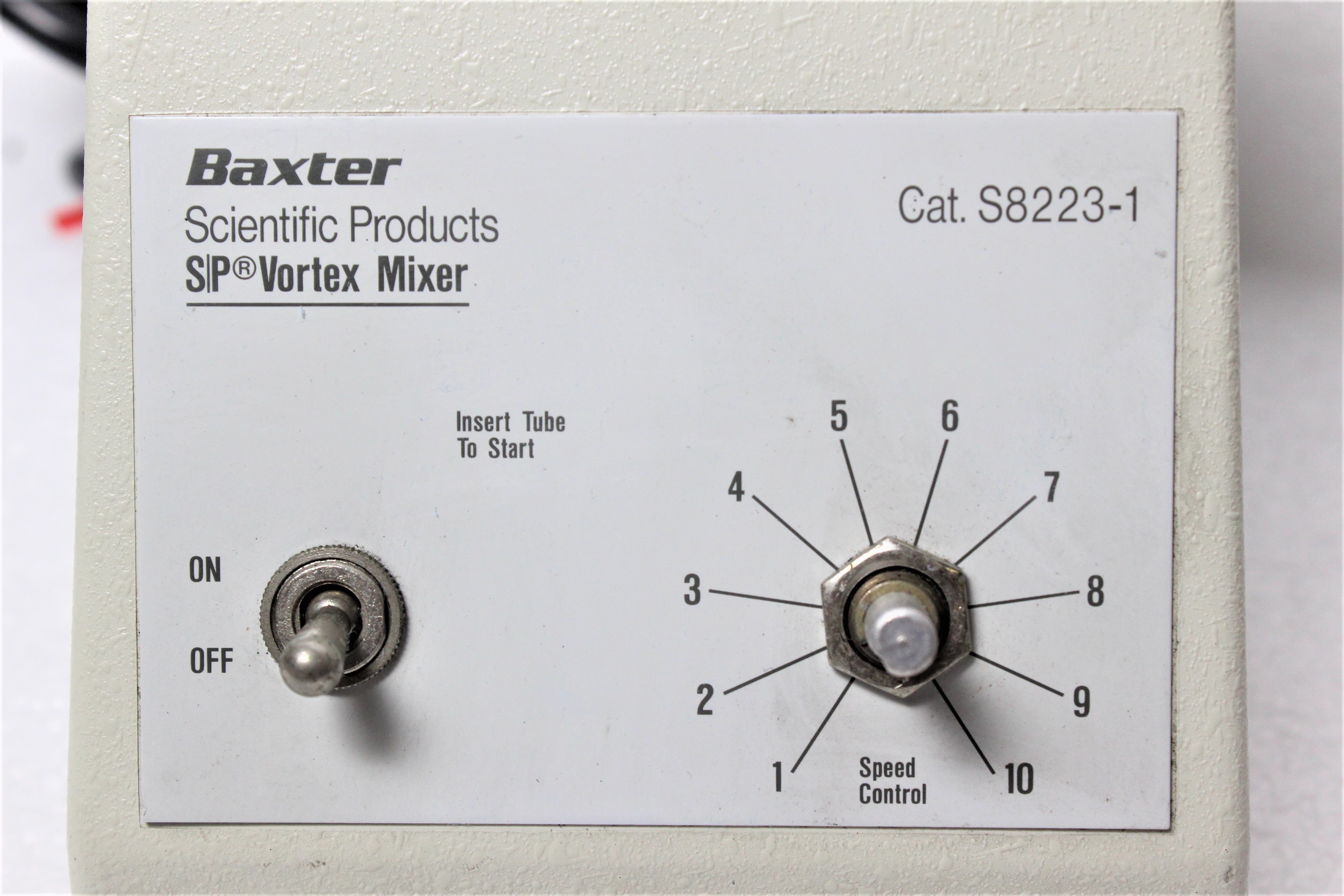 Baxter Vortex Mixer S8223-1 Lab Shaker 500-3000 RPM Variable Speed