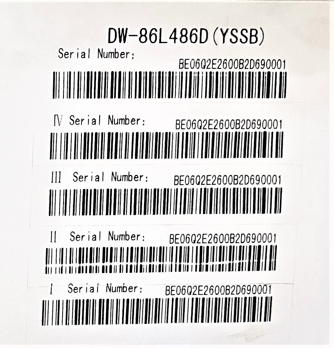 Haier DW-86L486 ULT Freezer -86C Microprocessor LED Alarm, 220V China