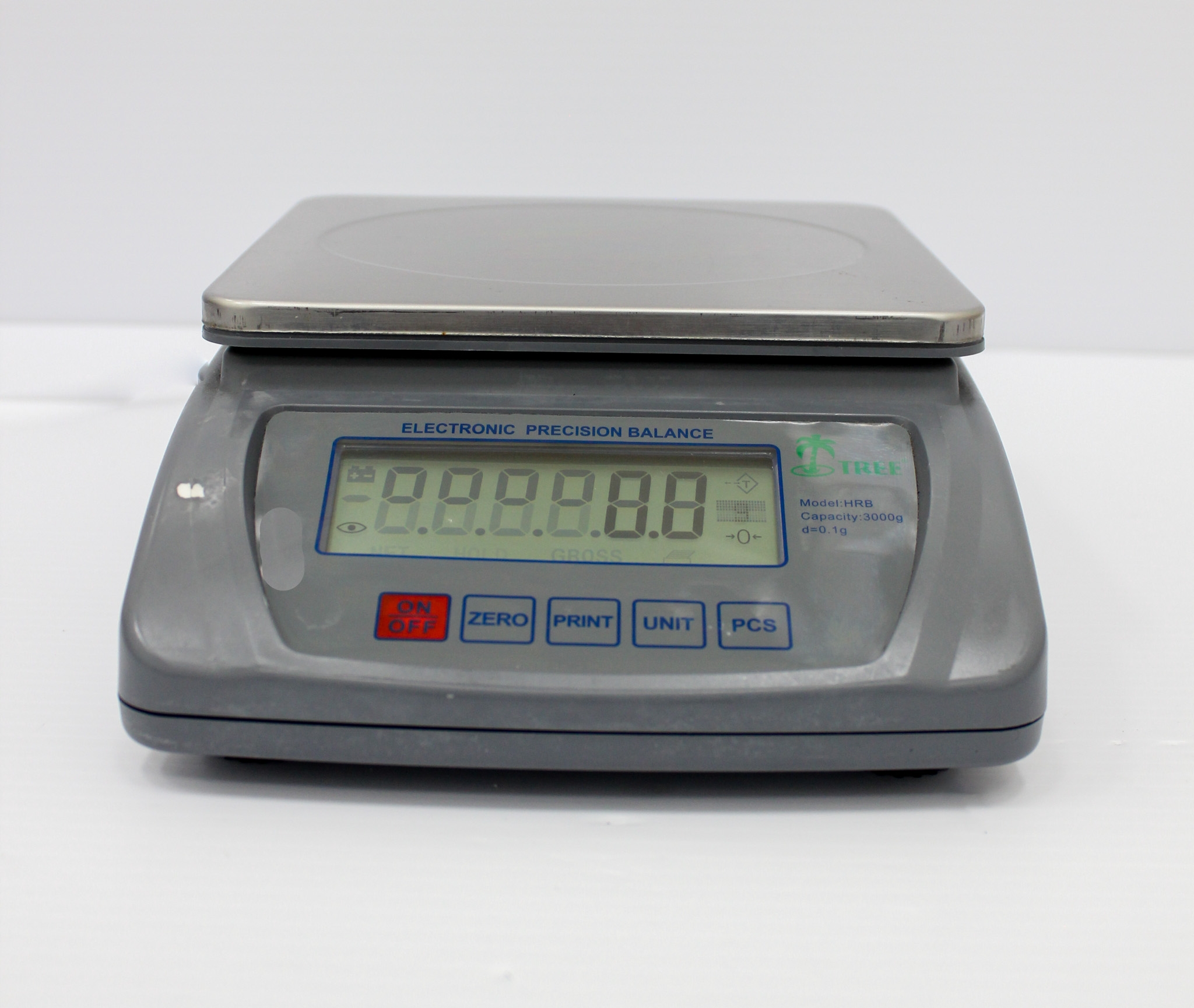 TREE HRB: 3000g Precision Balance with LCD, RS232, 0.01g Readability