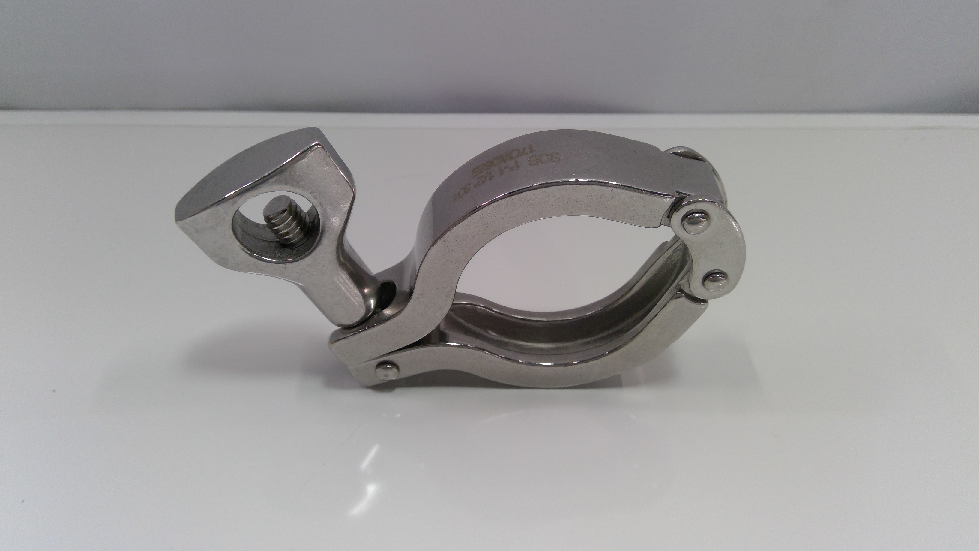 N/A GVC13MHHMD1.5 Stainless Steel Connection Sealing Clamps, Smooth Finish