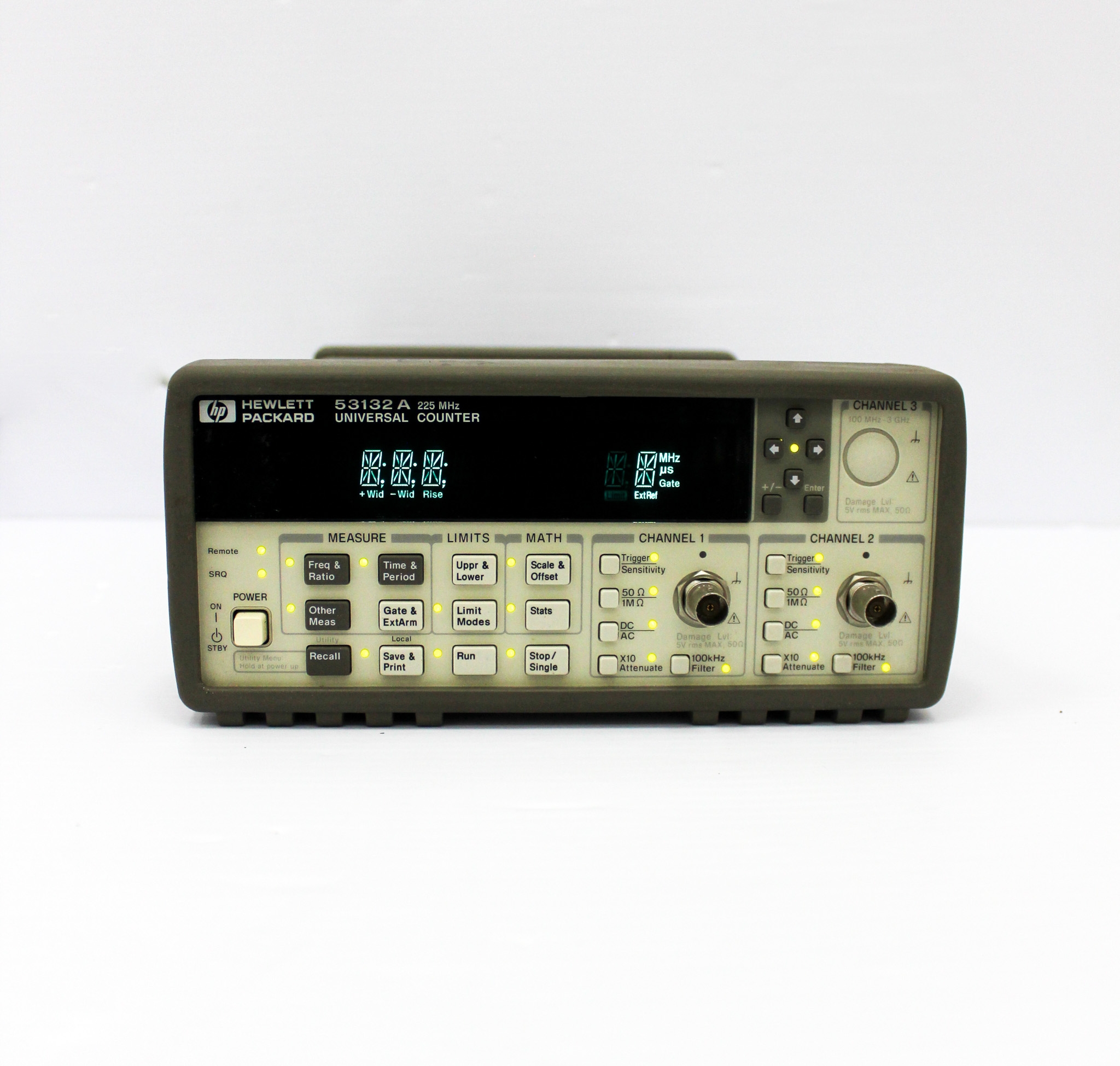 HP 53132A Universal Counter 225 MHz Frequency with Time Interval