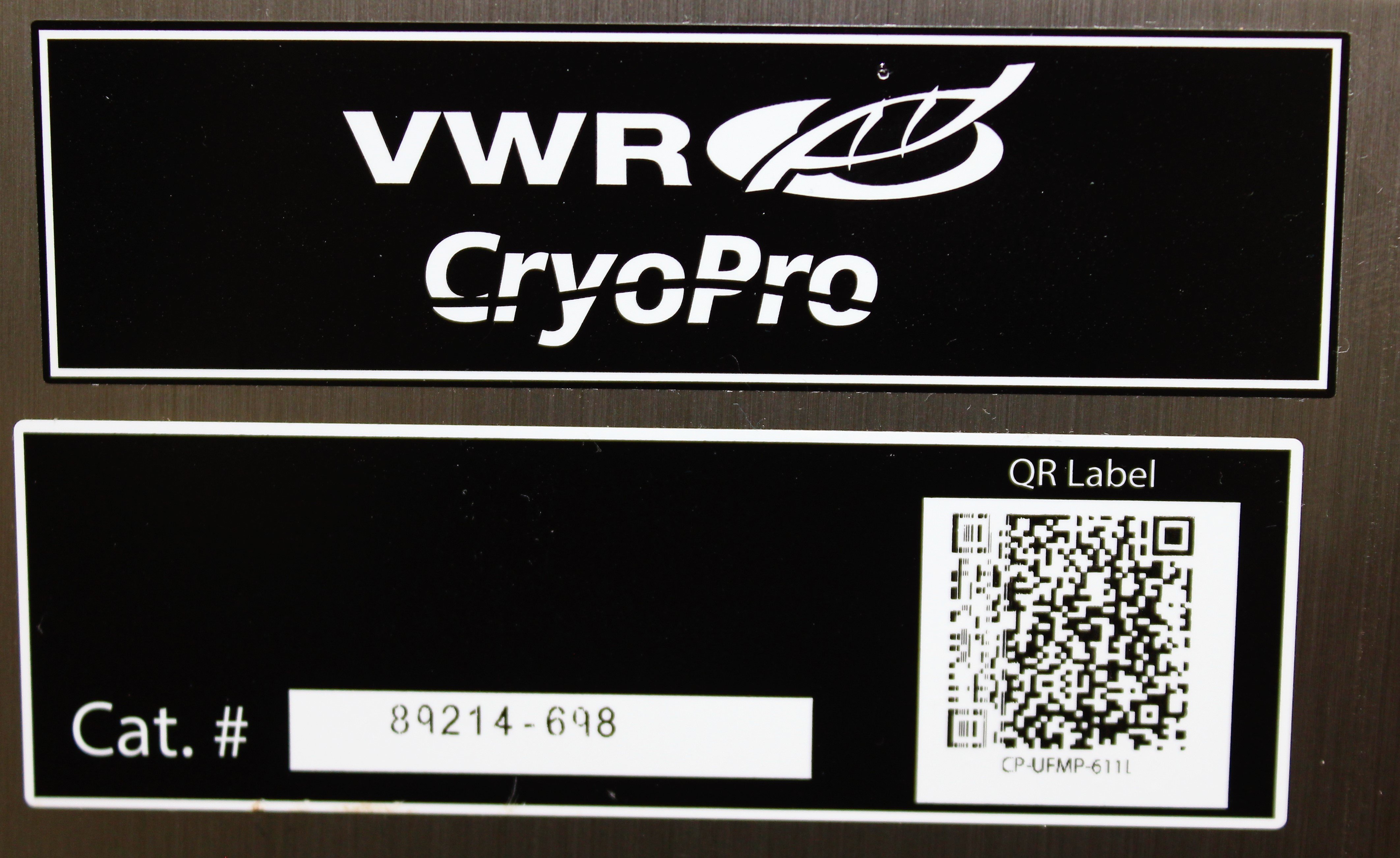 VWR 89214-698 Ultra Low Freezer Rack 12 Slot Stainless Steel Storage